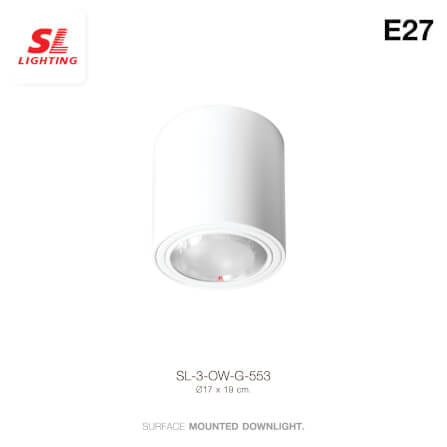 ดาวน์ไลท์ SL LIGHTING G-553 กลม E27 สีขาว_1