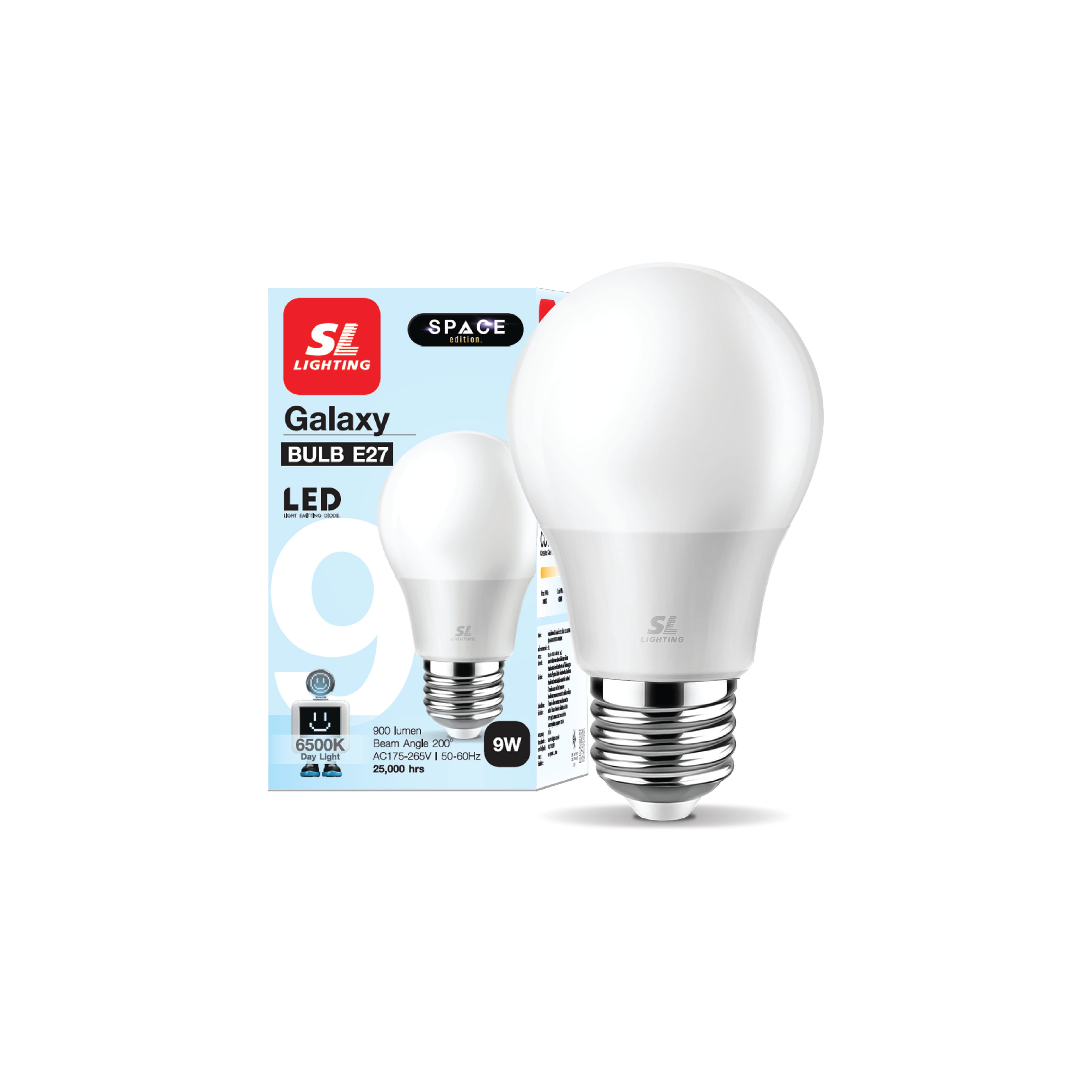 หลอด LED BULB SL LIGHTING 9 วัตต์ DAY LIGHT E27_9