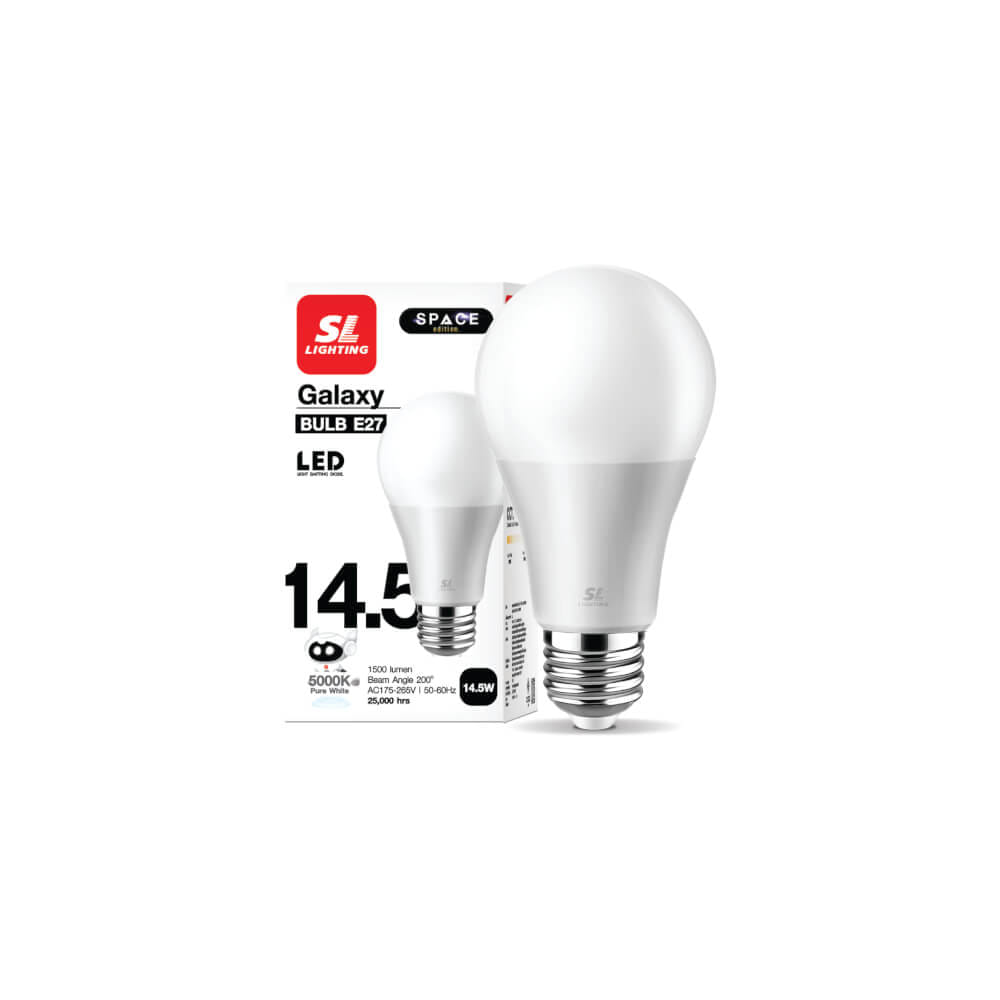 หลอด LED BULB SL LIGHTING 14.5 วัตต์ PURE WHITE E27_9
