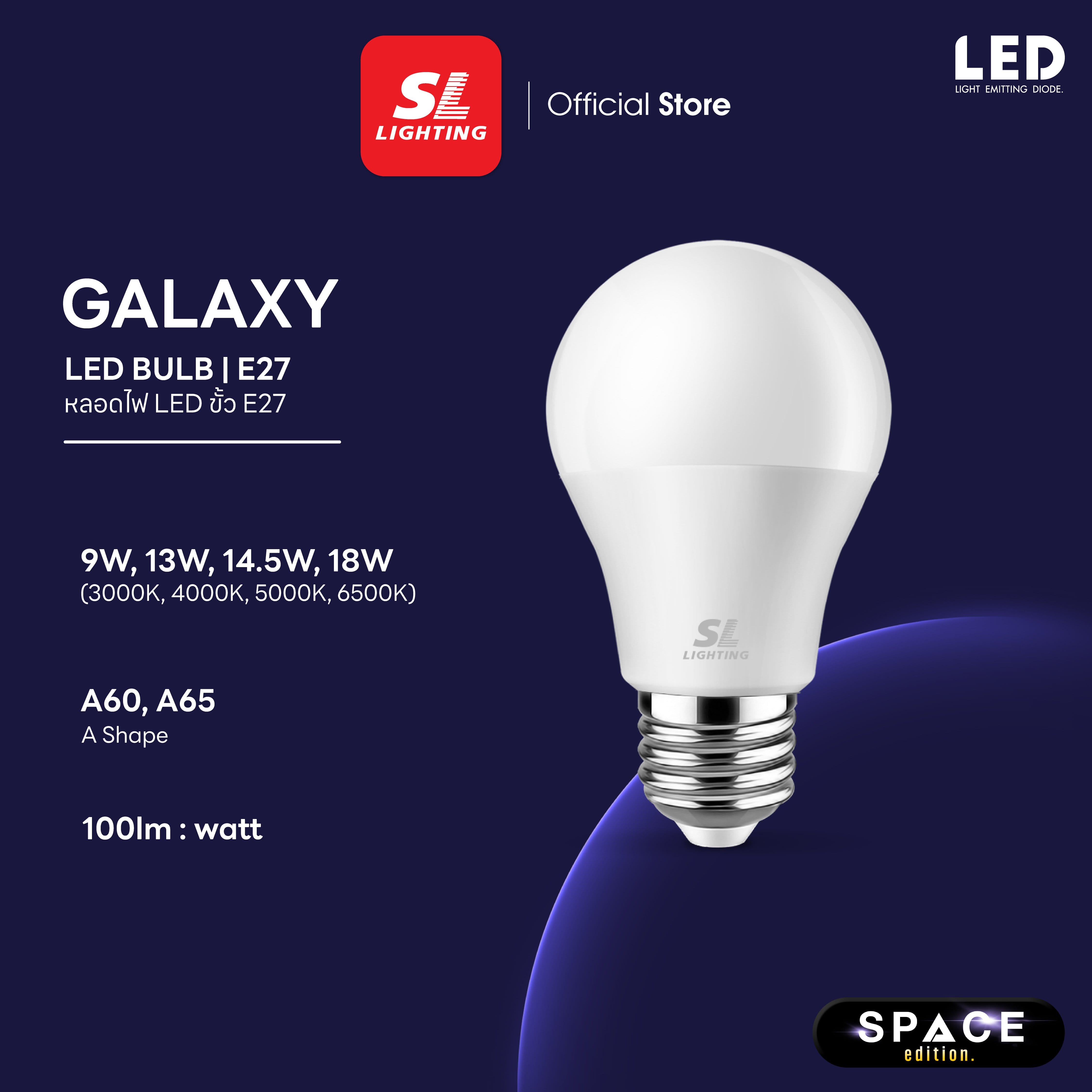 หลอด LED BULB SL LIGHTING 13 วัตต์ WARM WHITE E27_1