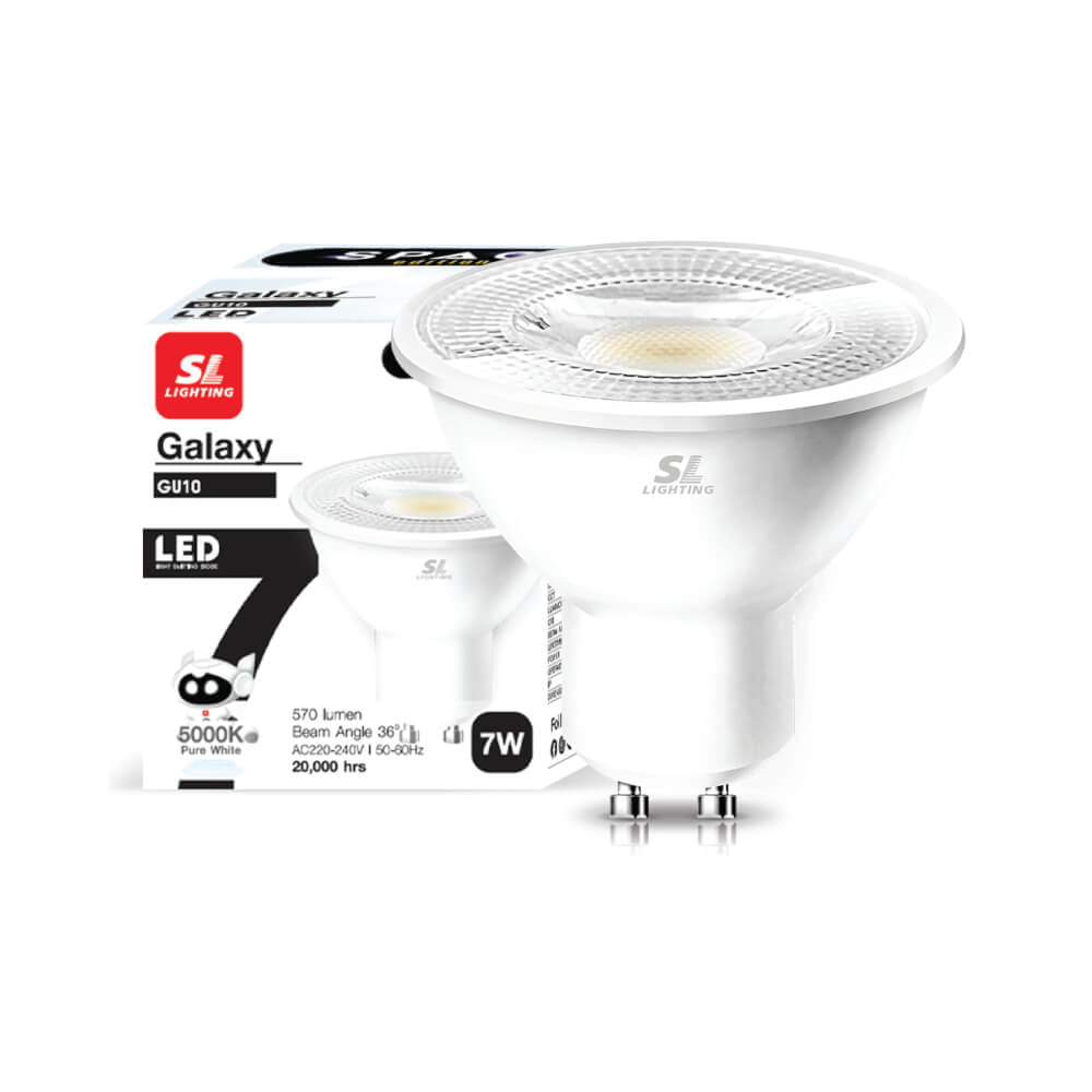 หลอด LED SL LIGHTING MR16 220V 7 วัตต์ PURE WHITE GU10_1