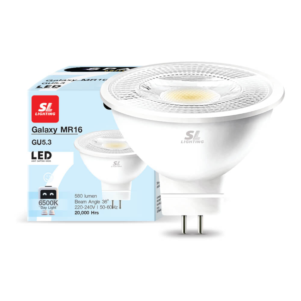 หลอด LED SL LIGHTING MR16 220V 7 วัตต์ DAY LIGHT GU5.3_1