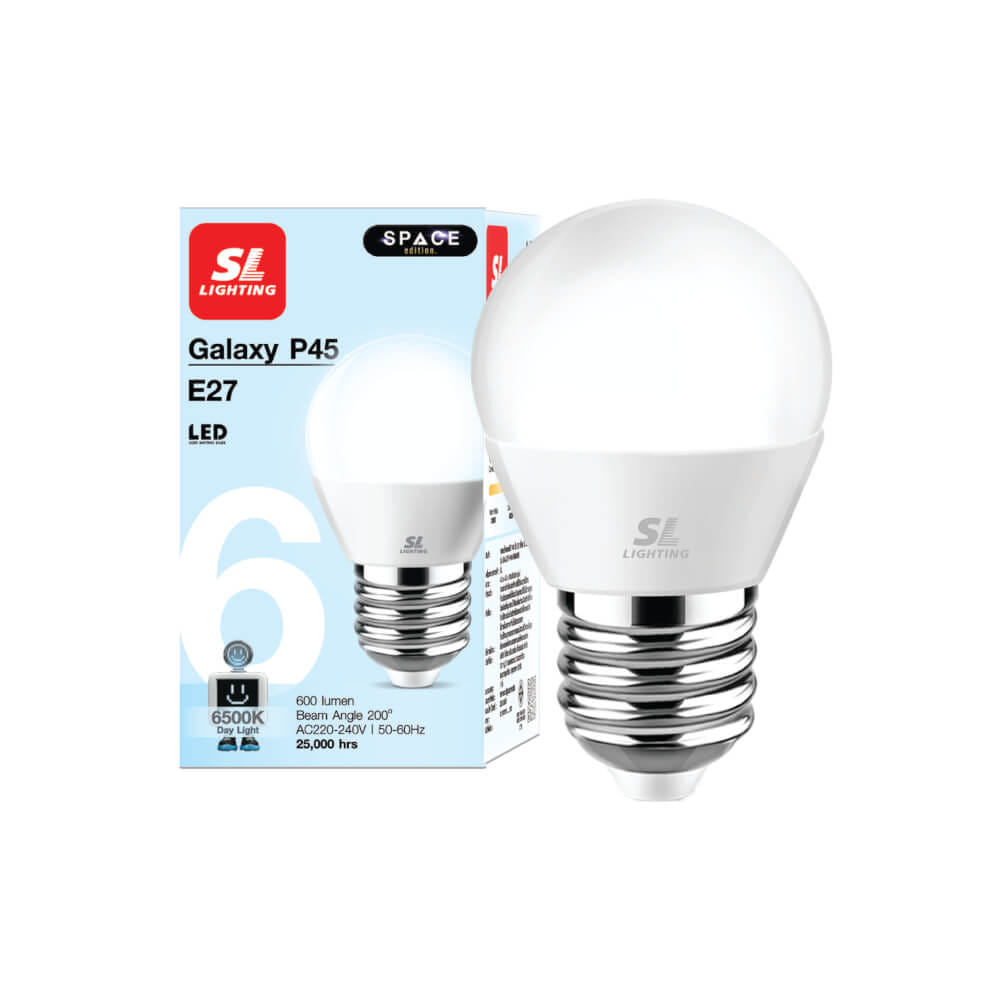 หลอด LED SL LIGHTING P45 200D 6 วัตต์ DAY LIGHT E27_1