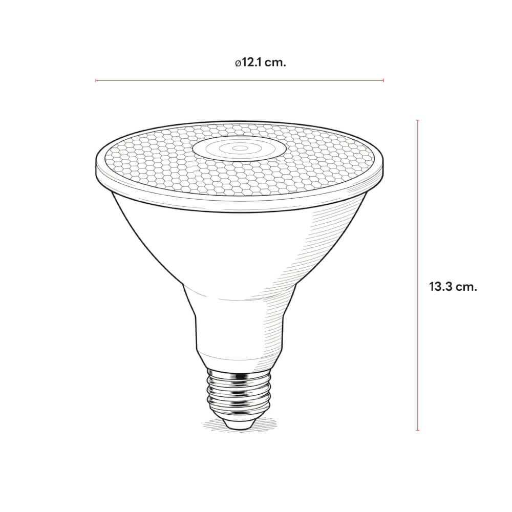 หลอด LED SL LIGHTING PAR38 36D 18 วัตต์ WARM WHITE E27_2