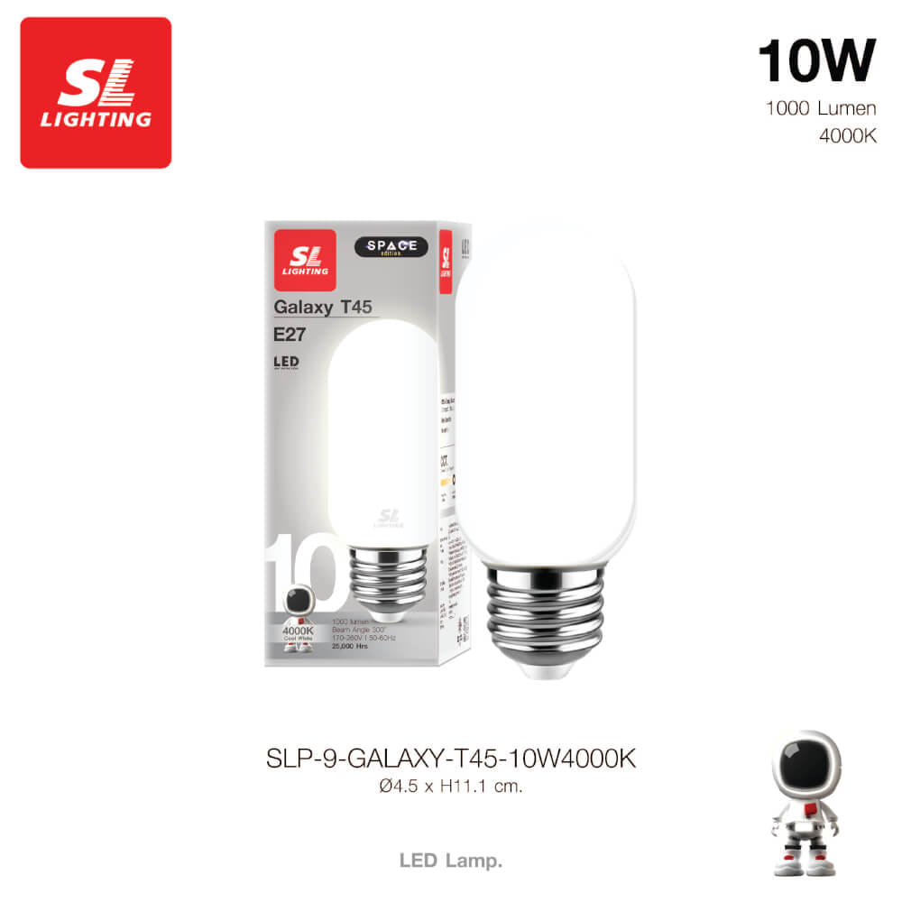 หลอด LED SL LIGHTING T45 300D 10 วัตต์ COOL WHITE E27_2