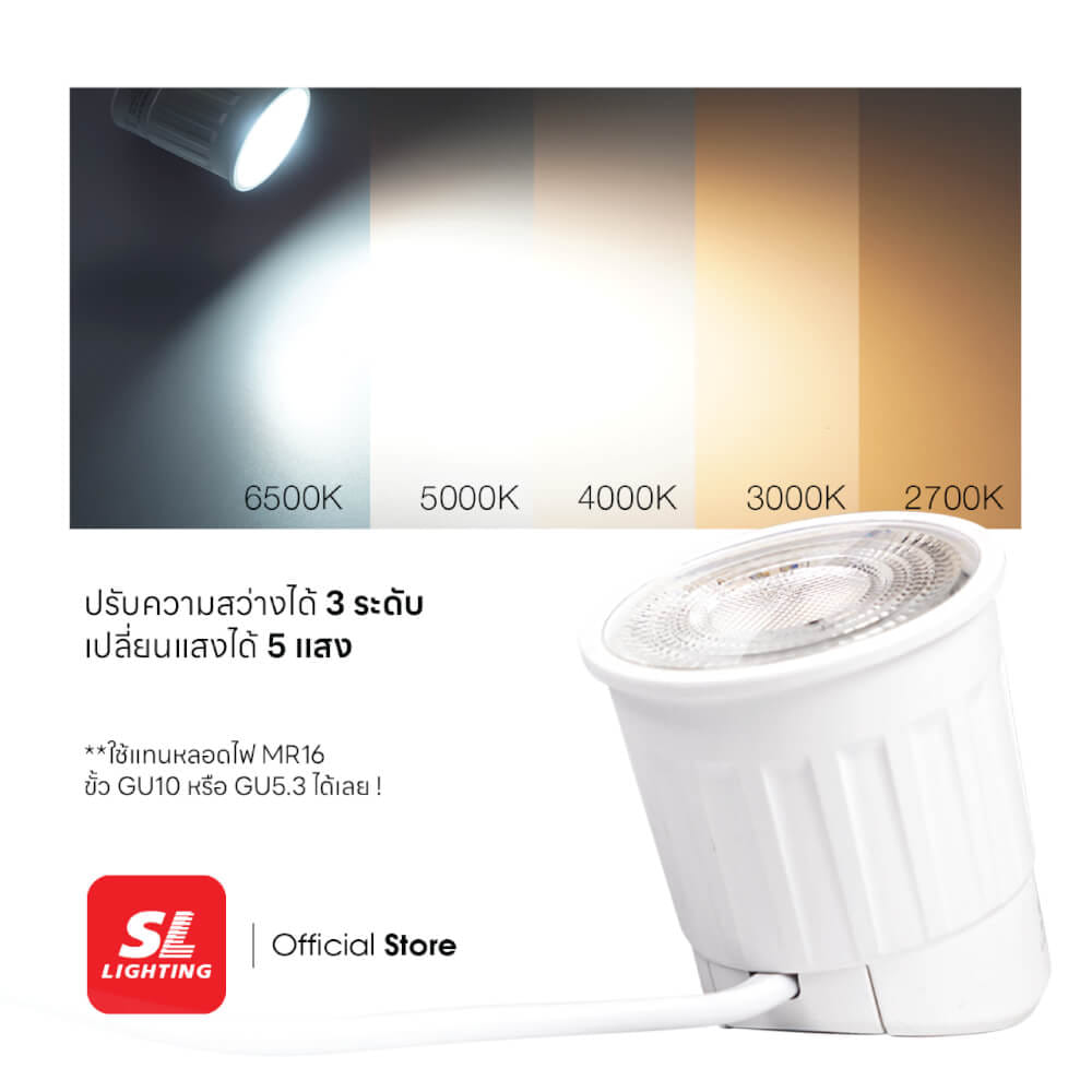 หลอด LED SL LIGHTING GALAXYCOIN MR16 36D 10 วัตต์ 5CT_2