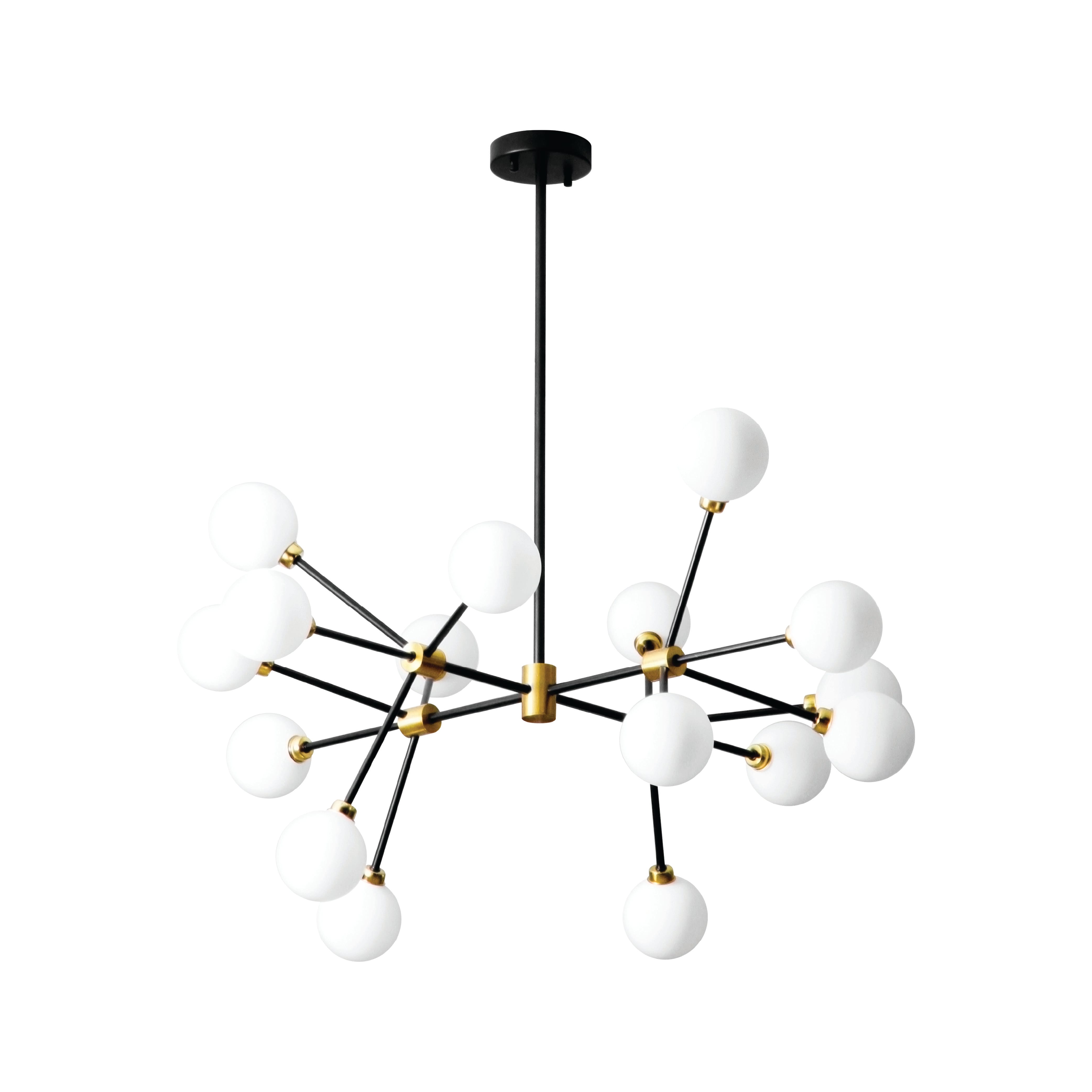 ไฟช่อ SL LIGHTING GLAM-9128 G9 16 หัว ดำ/ทอง