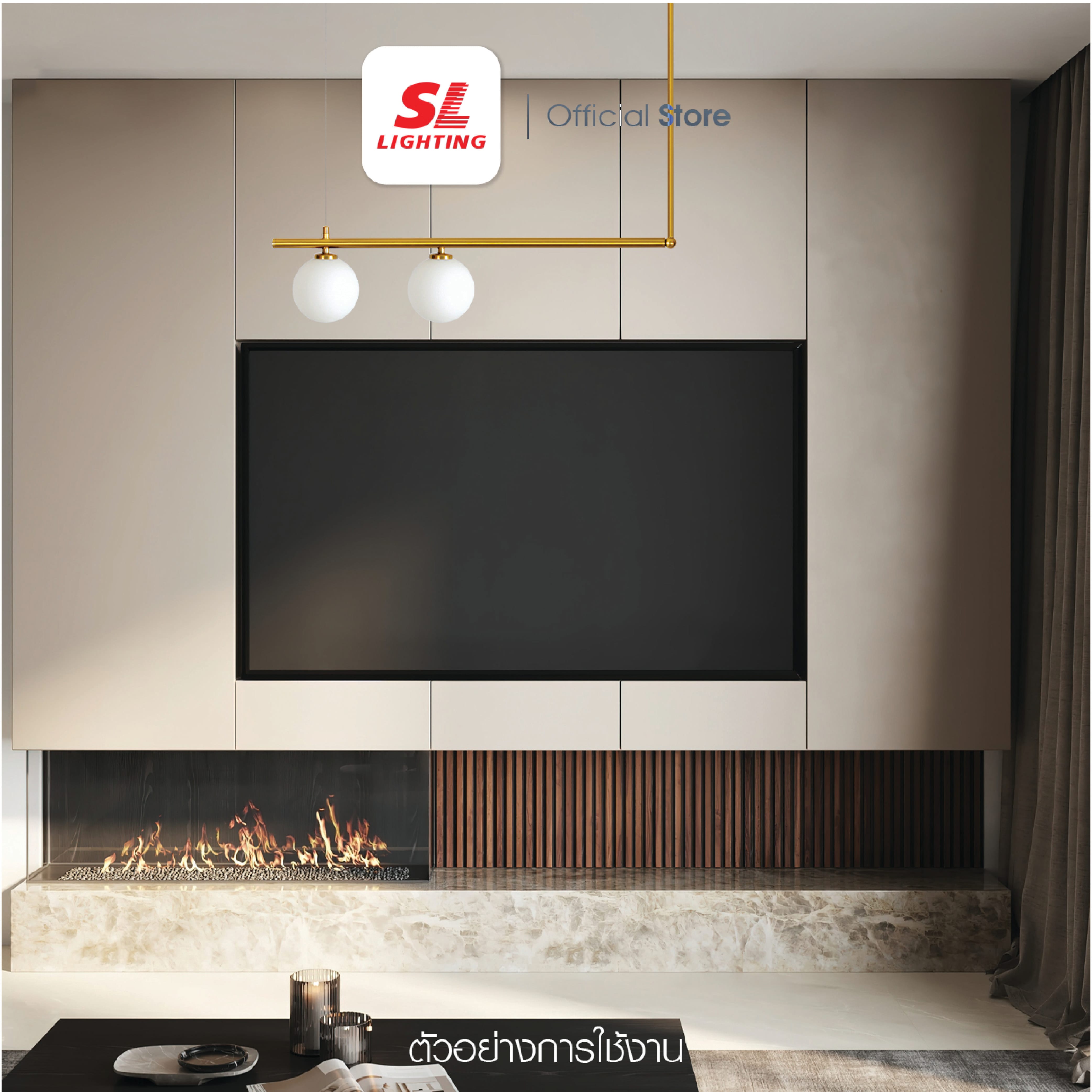 ไฟห้อย SL LIGHTING GLAM-P2039 G9 2 หัว ทอง_5