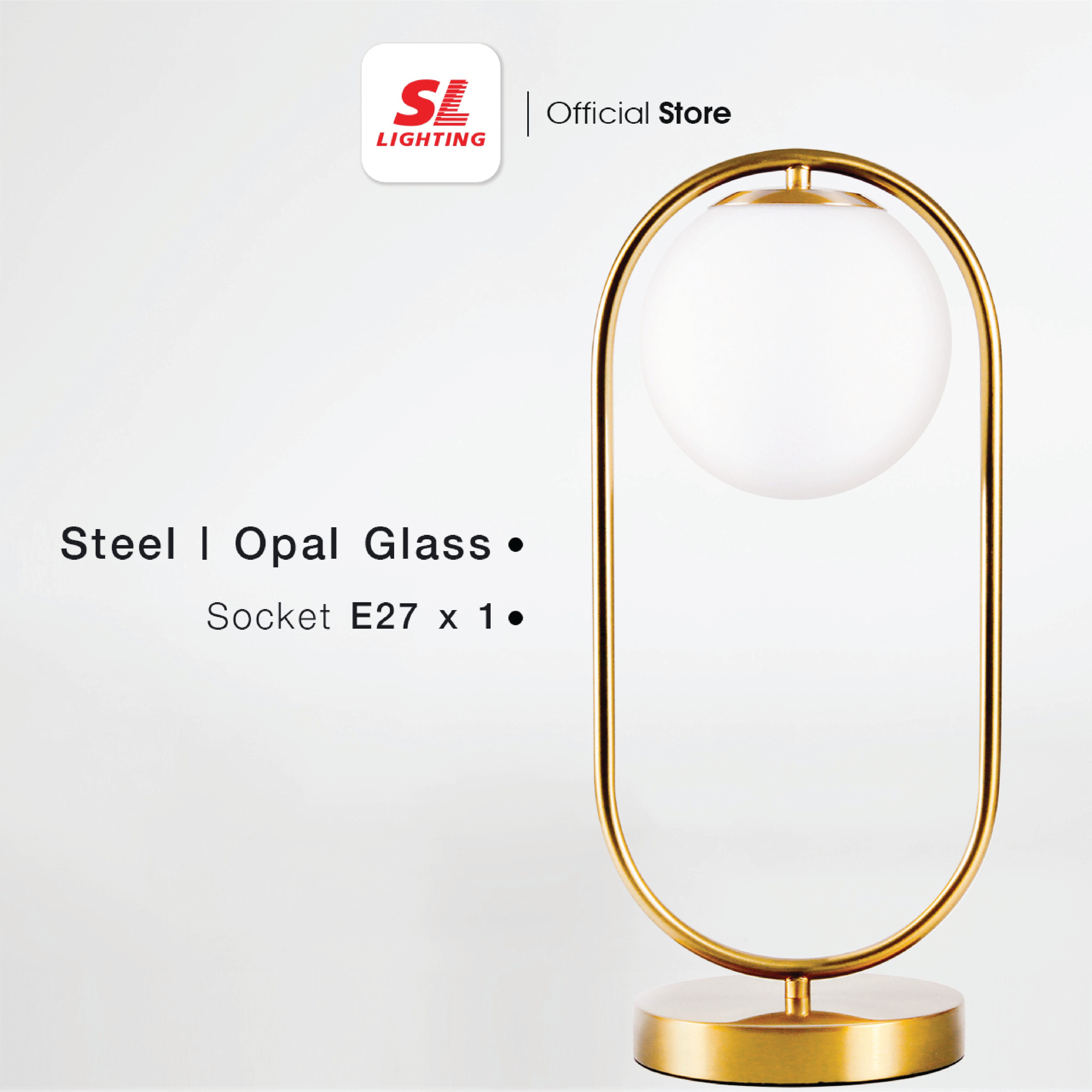ไฟตั้งโต๊ะ SL LIGHTING GLAM-T903 E27 สีทอง_1