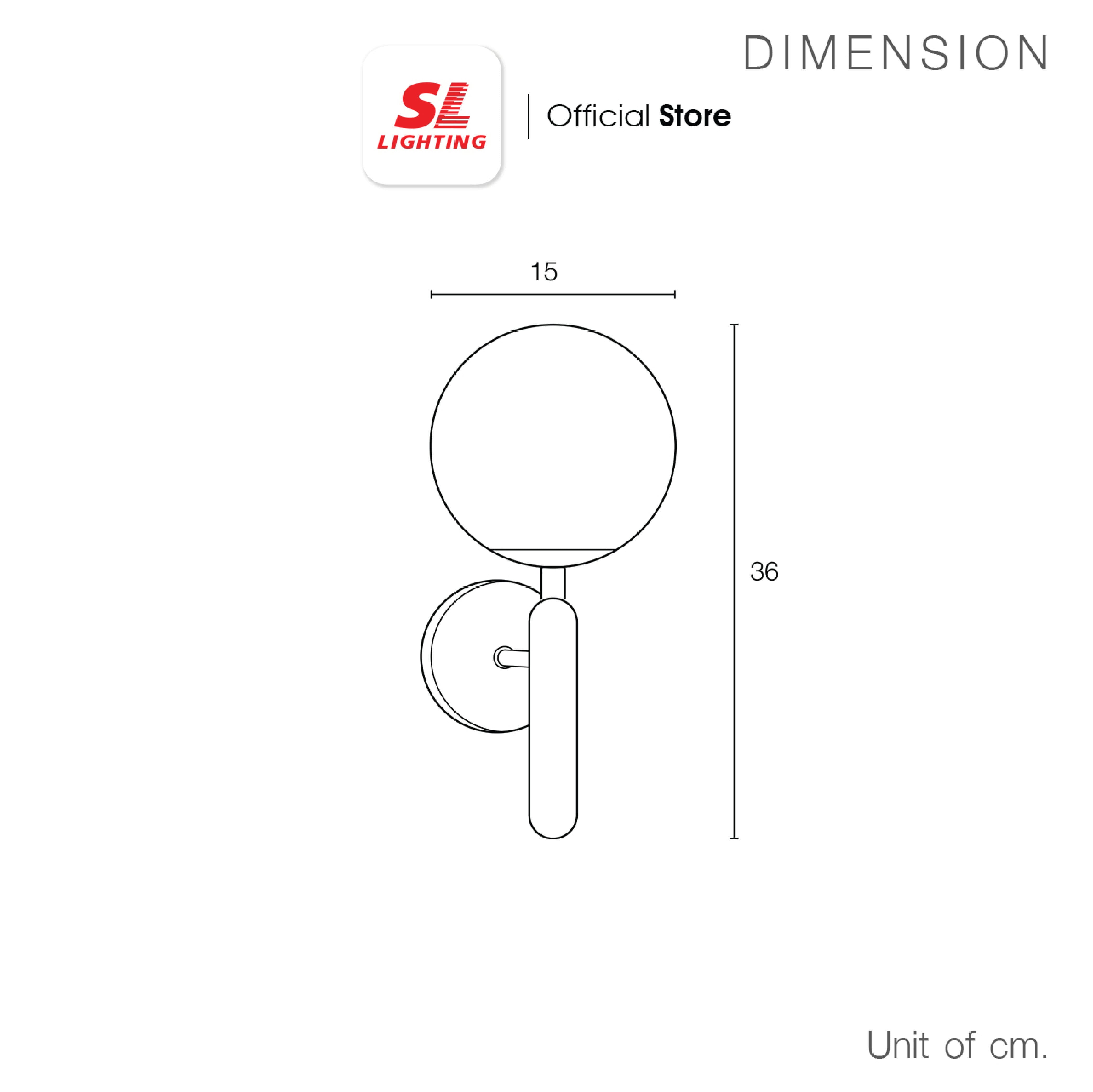 ไฟกิ่งภายใน SL LIGHTING GLAM-W909 E27