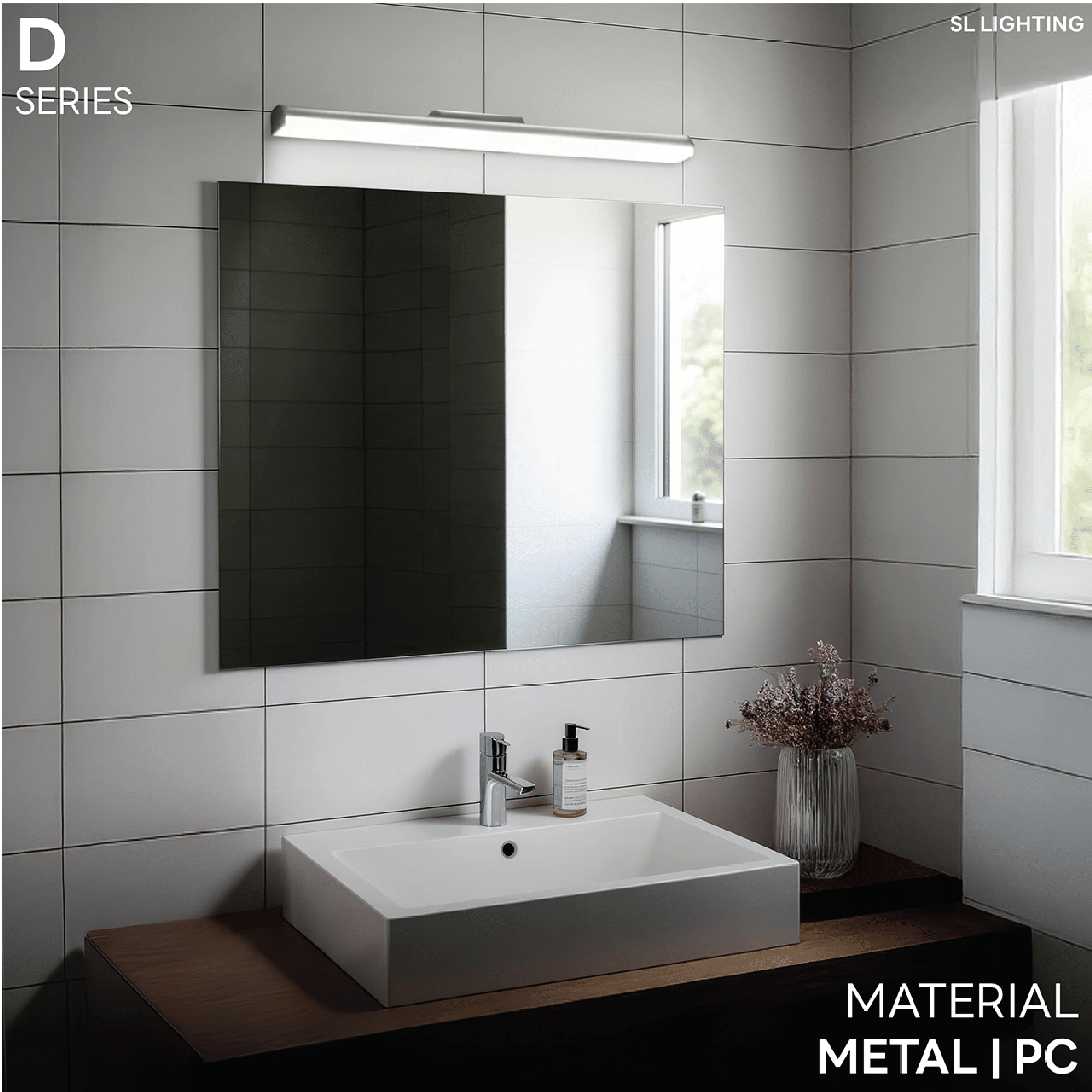 ไฟกิ่งภายใน LED SL LIGHTING KRAJOK-D 11 วัตต์ เปลี่ยนได้ 3 แสง สีเงินเงา_2