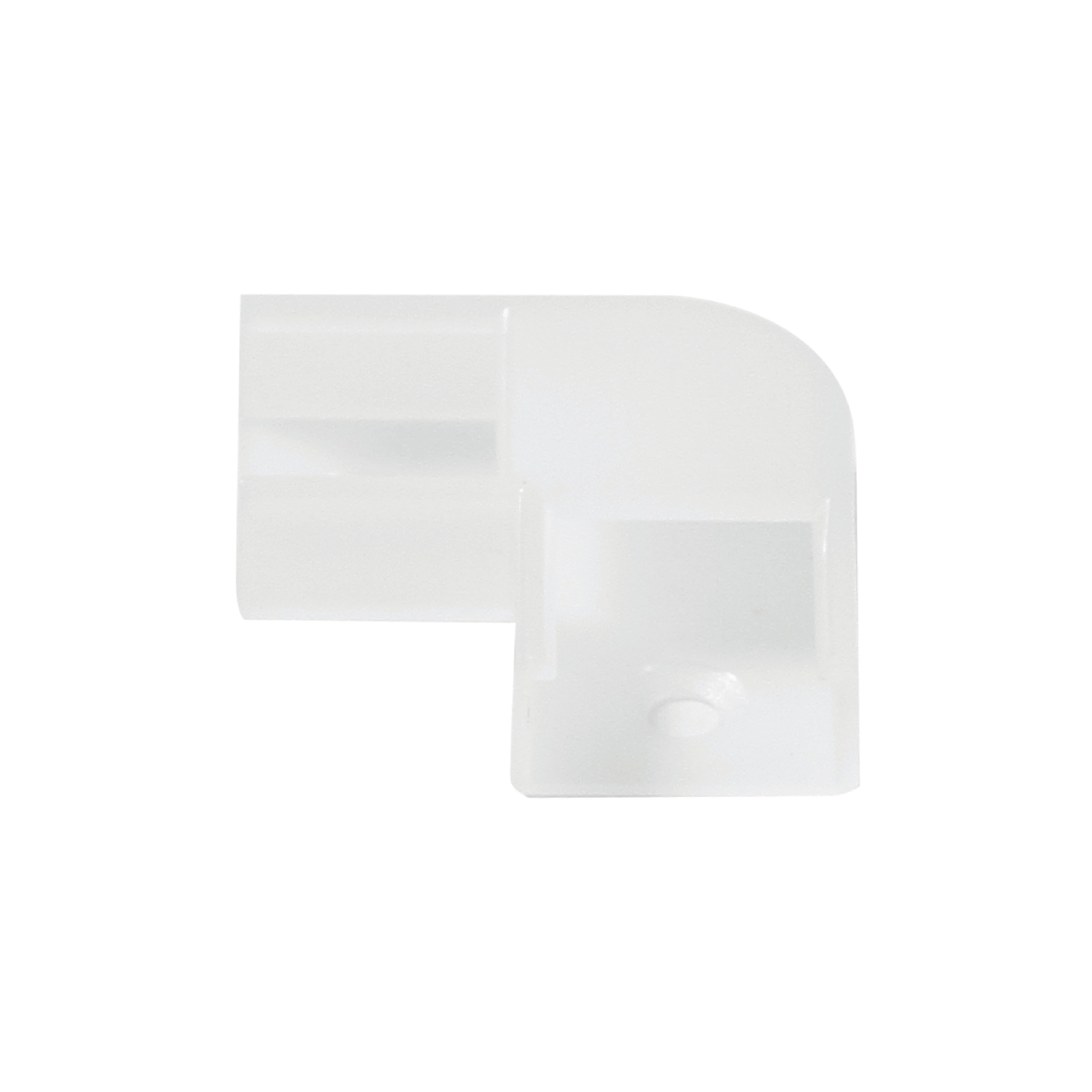 ข้อต่อเข้ามุมรางอลูมิเนียมโปรไฟล์ SL LIGHTING TRACK-1201 2ทาง สีขาว