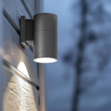 ไฟผนังภายนอก SL LIGHTING L3301 E27 ทรงกระบอก สีดำ แบบ 1 ทาง_3