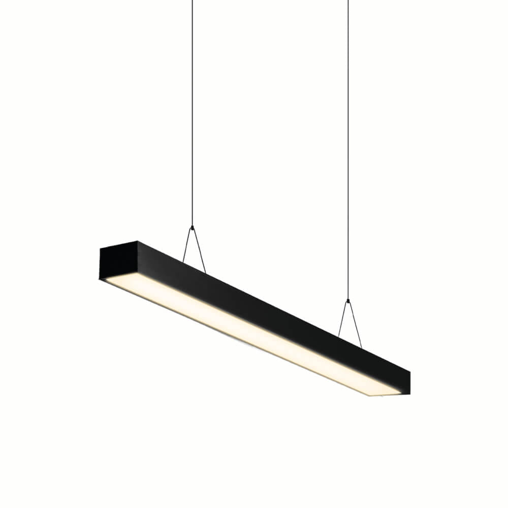 โคมไฟออฟฟิศ LED SL LIGHTING LINEA 36W 120 ซม. WARM WHITE สีดำ