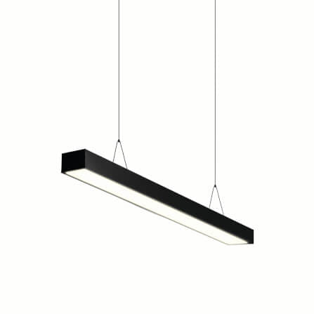 โคมไฟออฟฟิศ LED SL LIGHTING LINEA 36W 120 ซม. COOL WHITE สีดำ_0