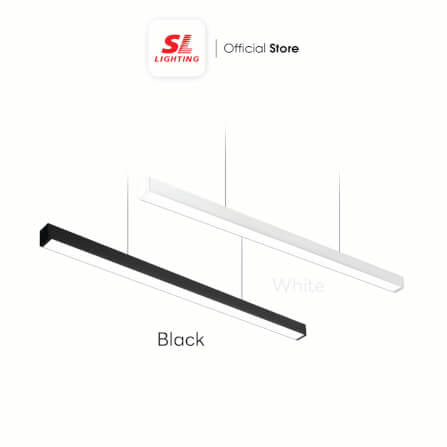 โคมไฟออฟฟิศ LED SL LIGHTING LINIE 50W 120 ซม. เปลี่ยนได้ 3 แสง สีดำ_4