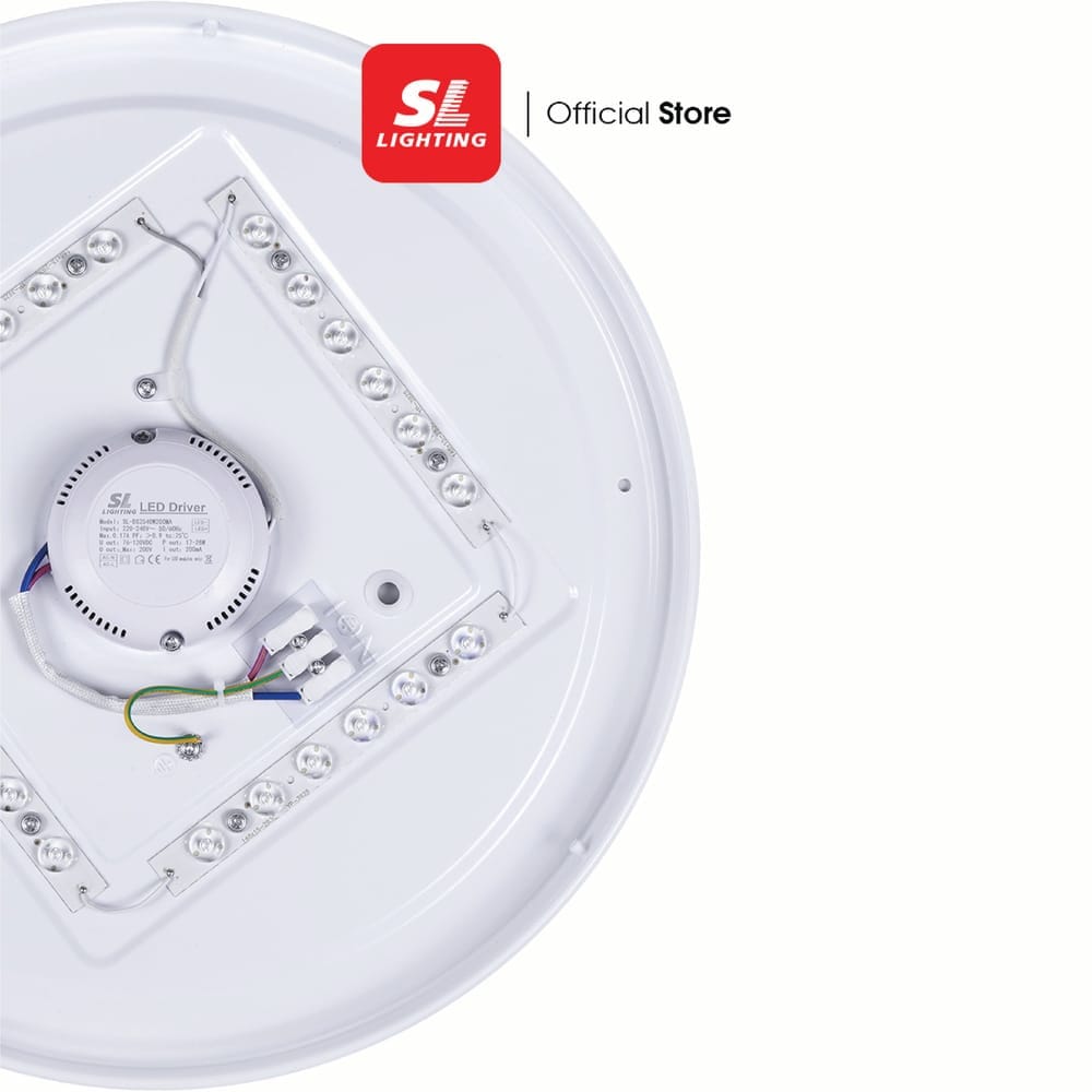 ไฟเพดาน LED SL LIGHTING LUNAR 24 วัตต์ DAYLIGHT สีขาว