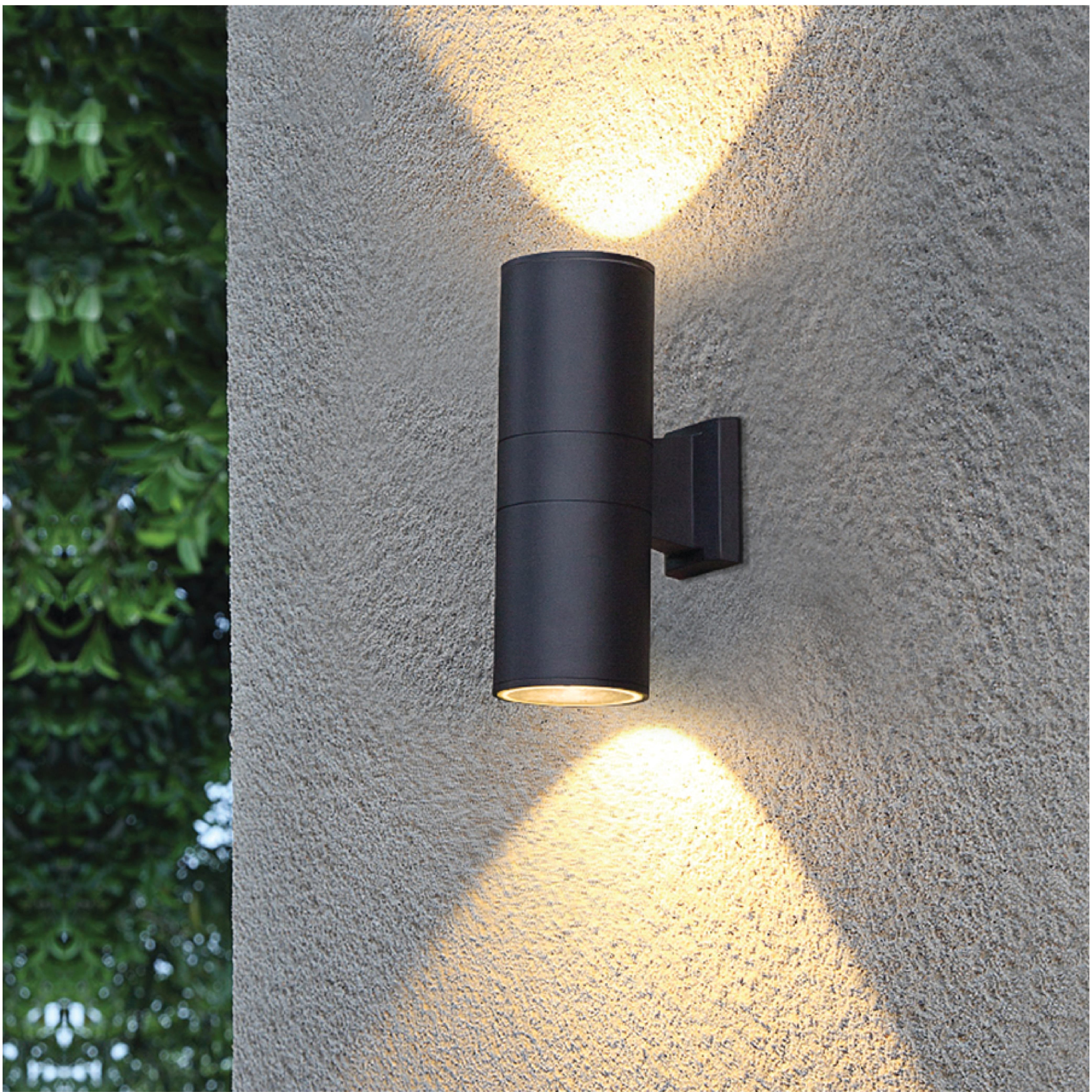 ไฟผนังภายนอก SL LIGHTING M3301 E27 ทรงกระบอก สีดำ แบบ 2 ทาง