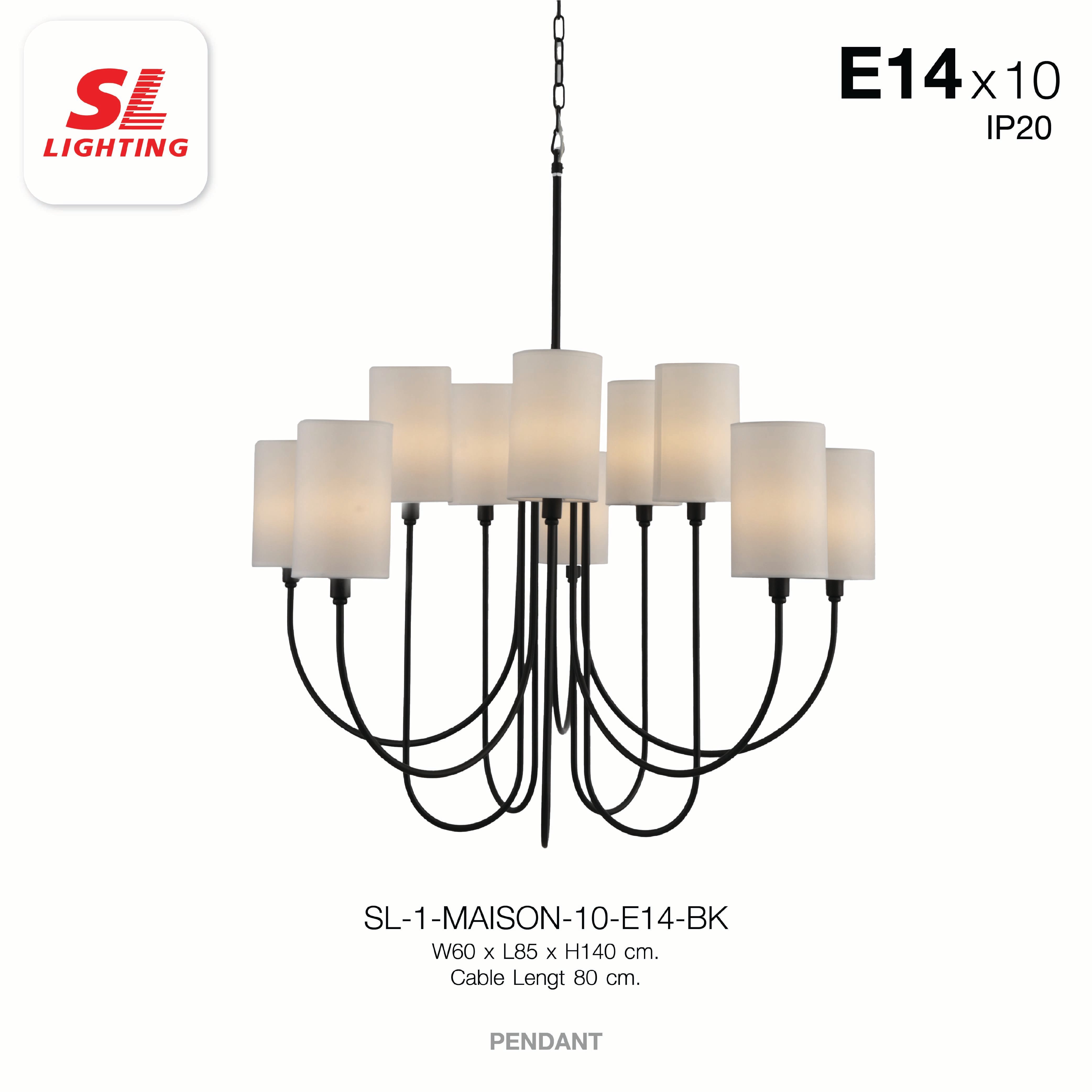 ไฟช่อ SL LIGHTING รุ่น MAISON E14 6ขั้ว