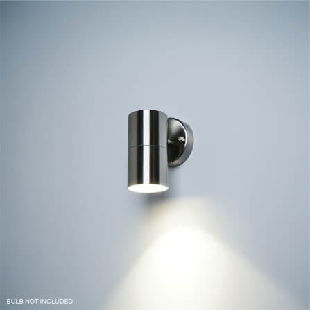 ไฟผนังภายนอก SL LIGHTING MILLER GU10 ทรงกระบอก สีเงิน แบบ 1 ทาง_5