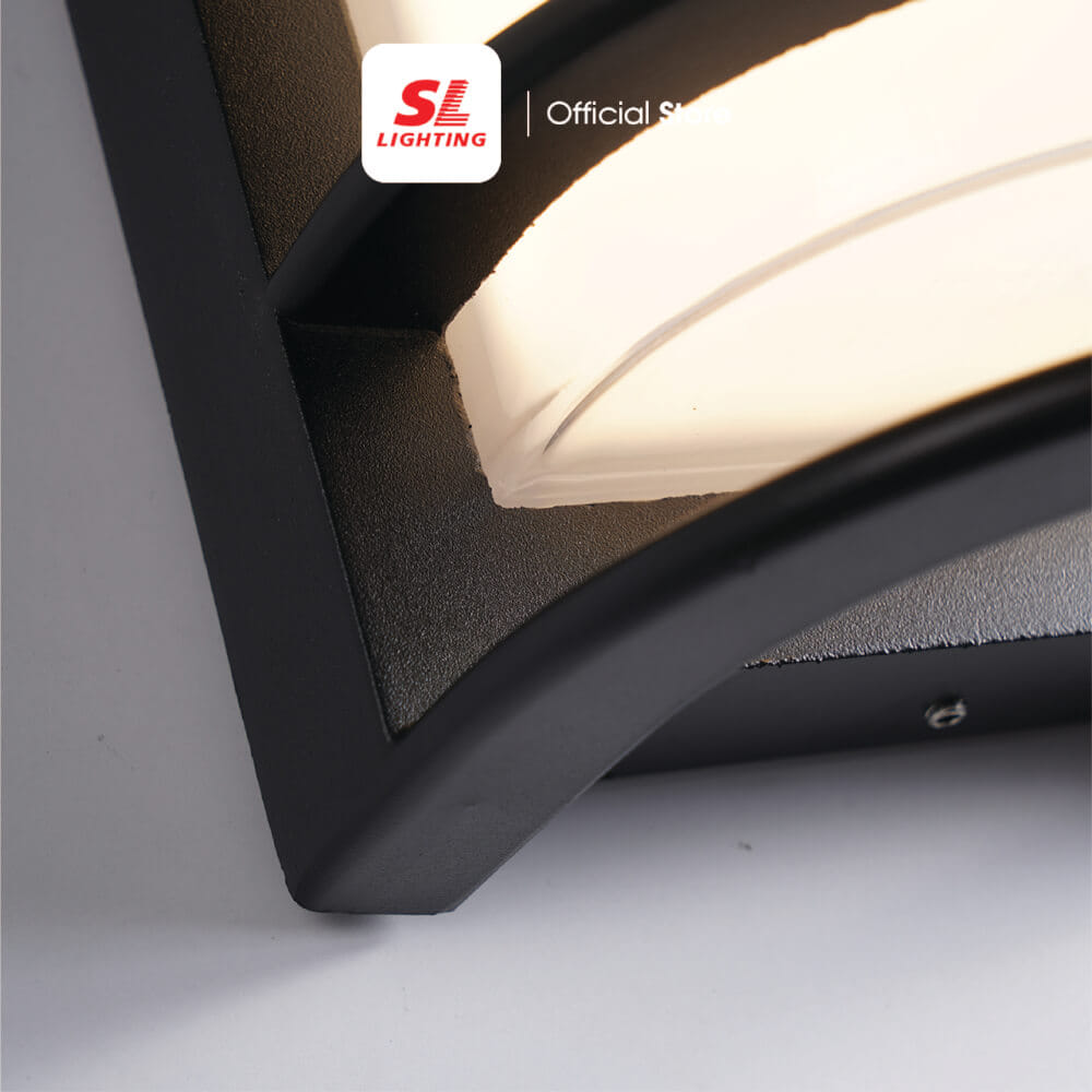 ไฟผนังภายนอก LED SL LIGHTING MINTRA 30 วัตต์ WARM WHITE สีดำ