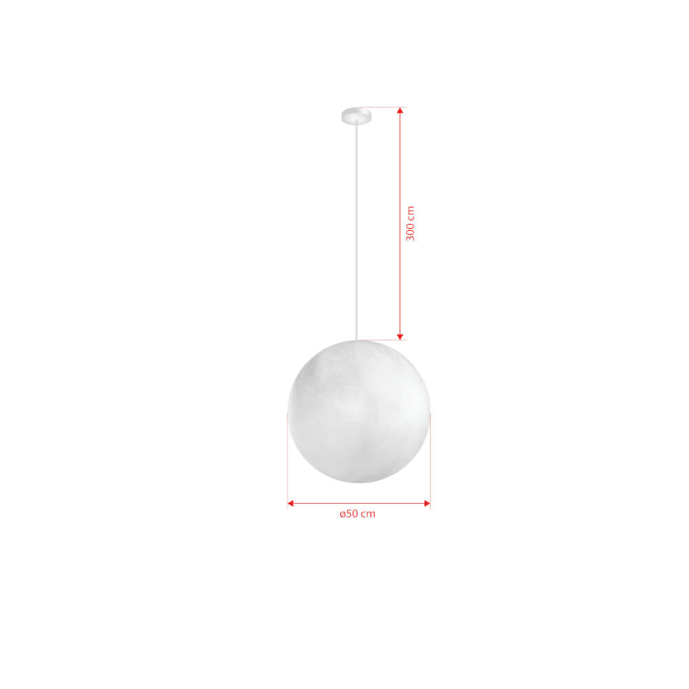 ไฟช่อ SL LIGHTING รุ่น MOON ขนาด 50 ซม. E27 สีขาว 1 หัว_1
