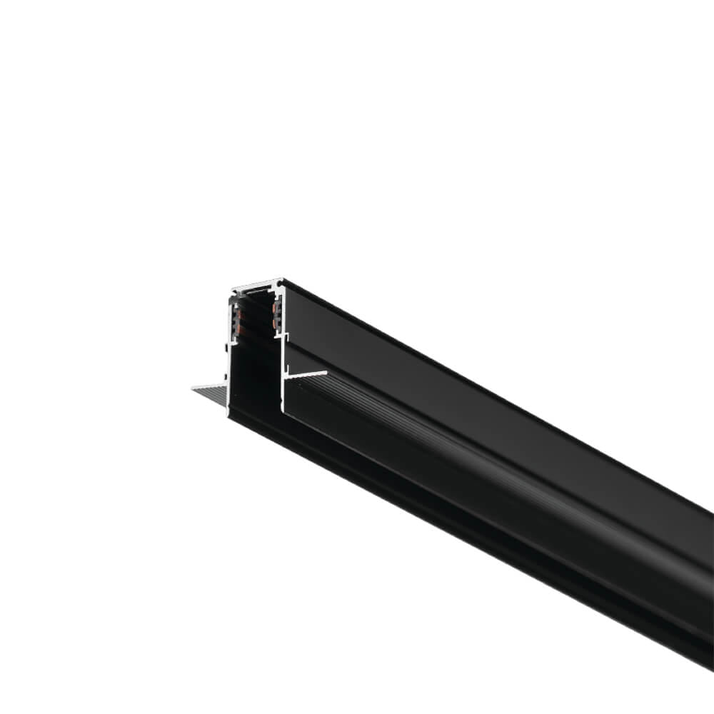 รางไฟแทรคไลท์ SL LIGHTING MAGNETIC แบบฝัง 20 มม. 1 เมตร สีดำ_0