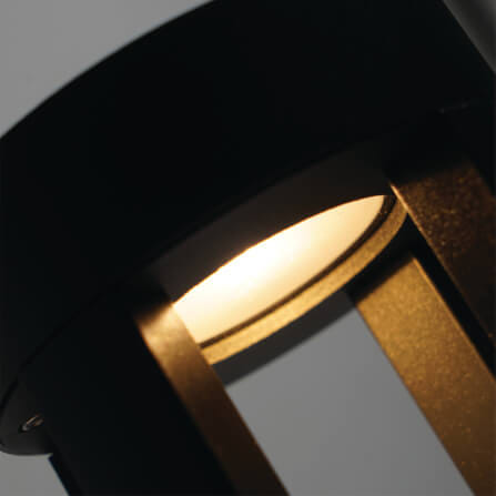ไฟทางเดิน LED SL LIGHTING NAVA 7 วัตต์ WARM WHITE สีดำ_1