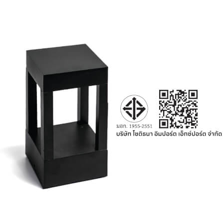 ไฟทางเดิน LED SL LIGHTING NAVIN 7 วัตต์ WARM WHITE สีดำ_4