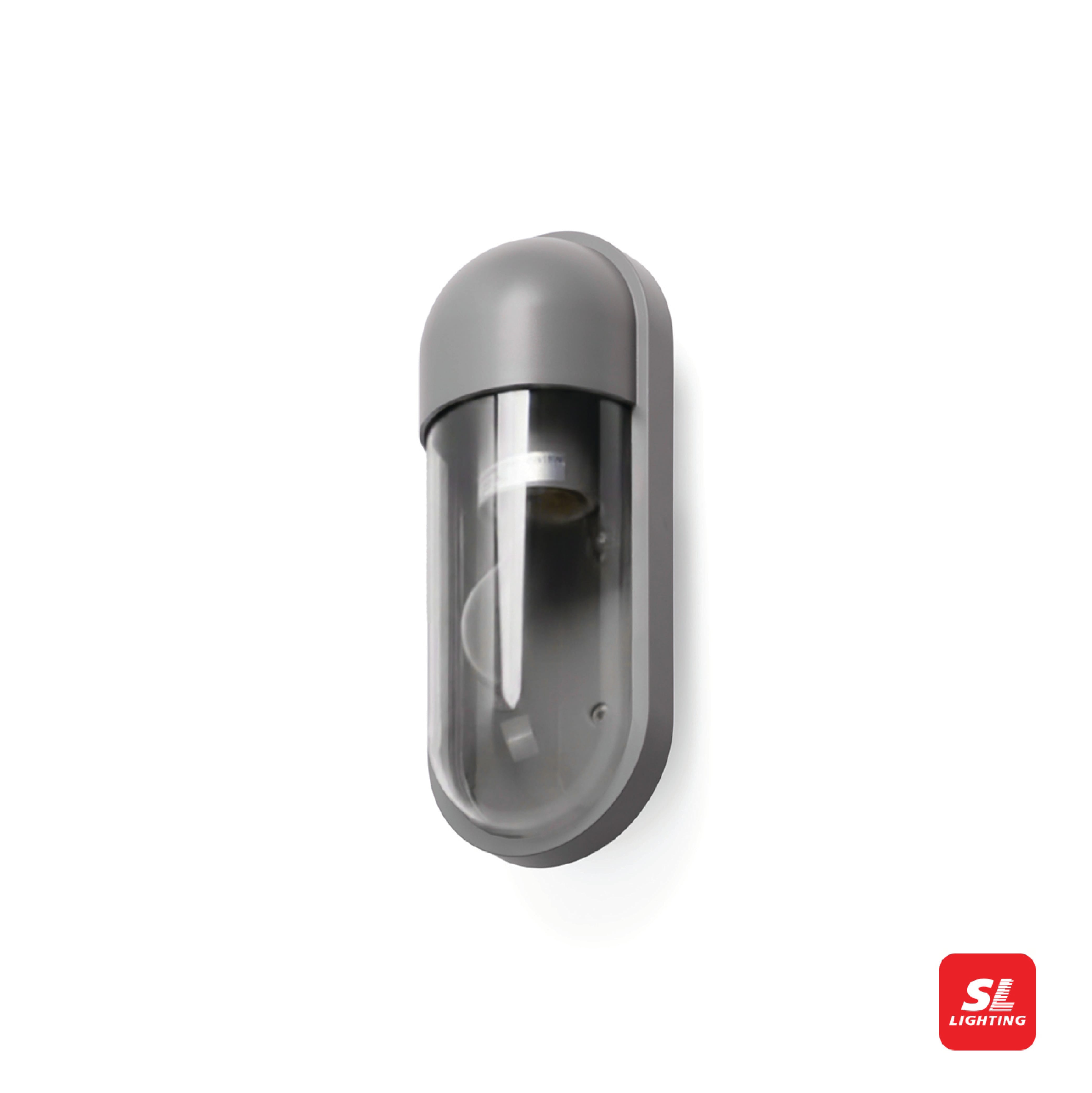 ไฟผนังภายนอก SL LIGHTING OUT-PROBE E27 สีเทา_2