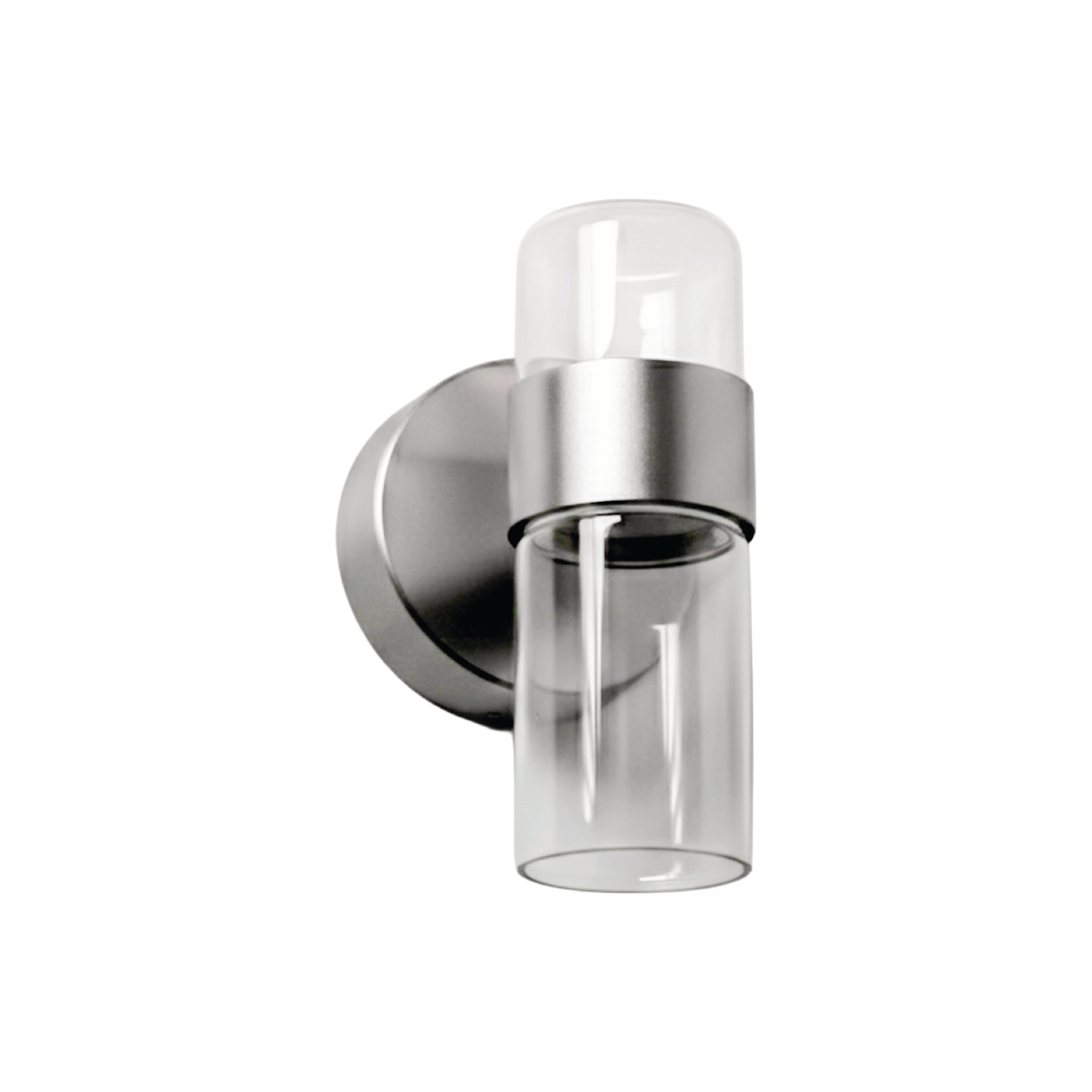 ไฟผนังภายนอก LED SL LIGHTING WHIRL PASSORN 8 วัตต์ WARM WHITE สีเงิน