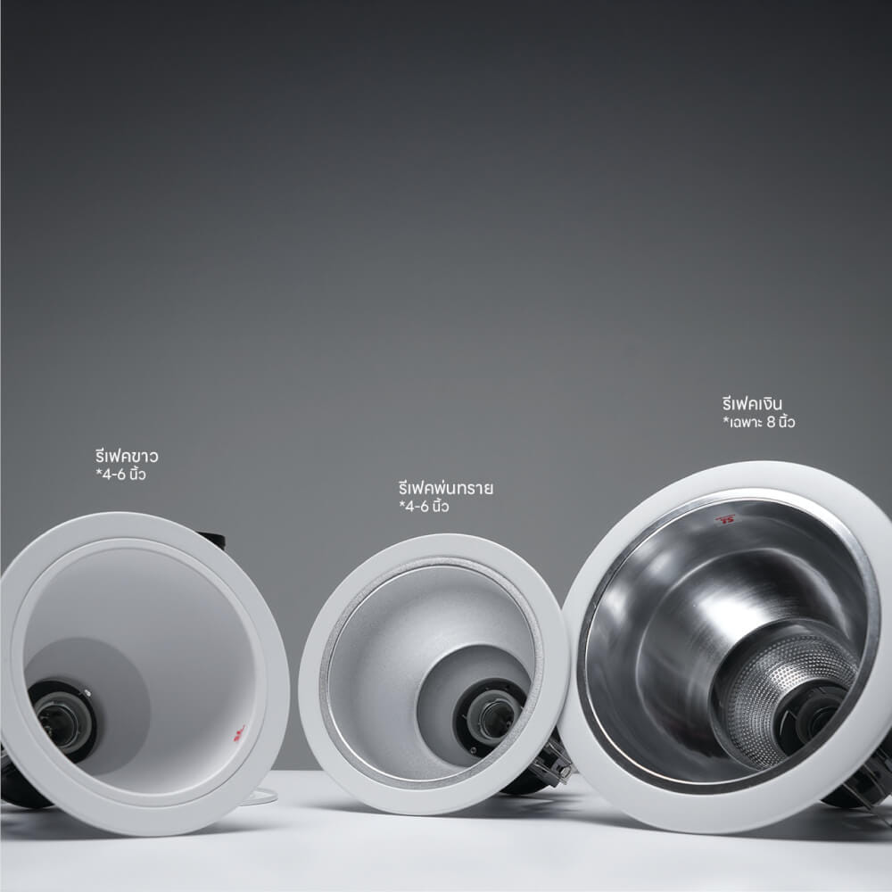 ดาวน์ไลท์ SL LIGHTING PHOTON 5 นิ้ว ทรงกลม สีดำ (รีเฟล็กเตอร์สีดำ)
