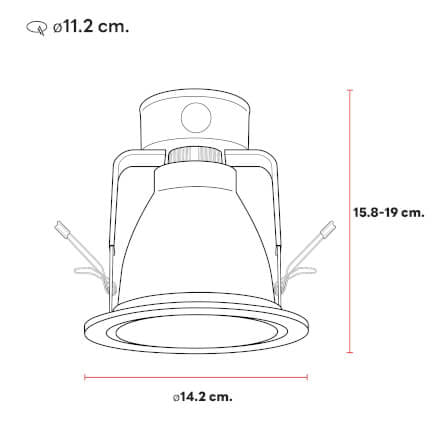 ดาวน์ไลท์ SL LIGHTING PHOTON 4 นิ้ว ทรงกลม สีขาว (รีเฟล็กเตอร์สีขาว)_1