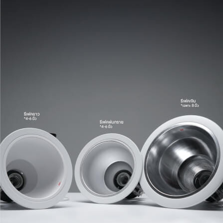ดาวน์ไลท์ SL LIGHTING PHOTON 5 นิ้ว ทรงกลม สีดำ (รีเฟล็กเตอร์สีดำ)_3