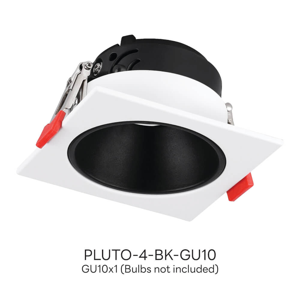 ดาวน์ไลท์ SL LIGHTING PLUTO สีขาว/ดำ สี่เหลี่ยม