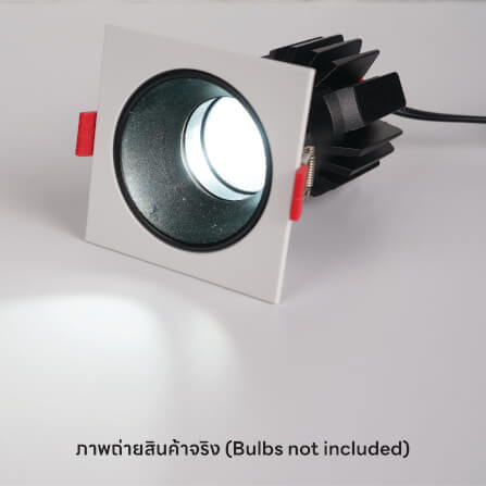 ดาวน์ไลท์ SL LIGHTING PLUTO สีขาว/ดำ สี่เหลี่ยม_5
