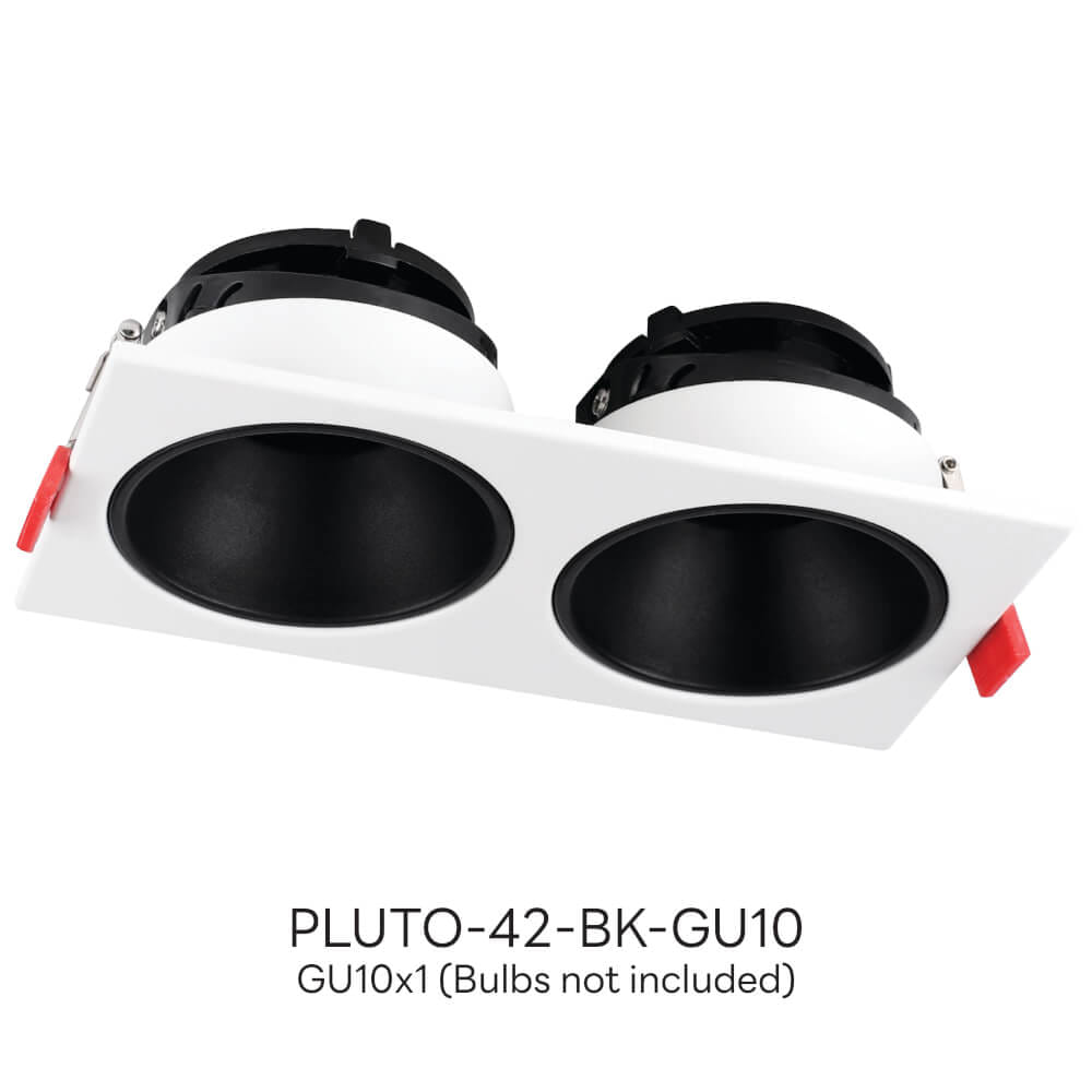 ดาวน์ไลท์ SL LIGHTING PLUTO-42 ทรงสีเหลี่ยม สีขาว/ดำ