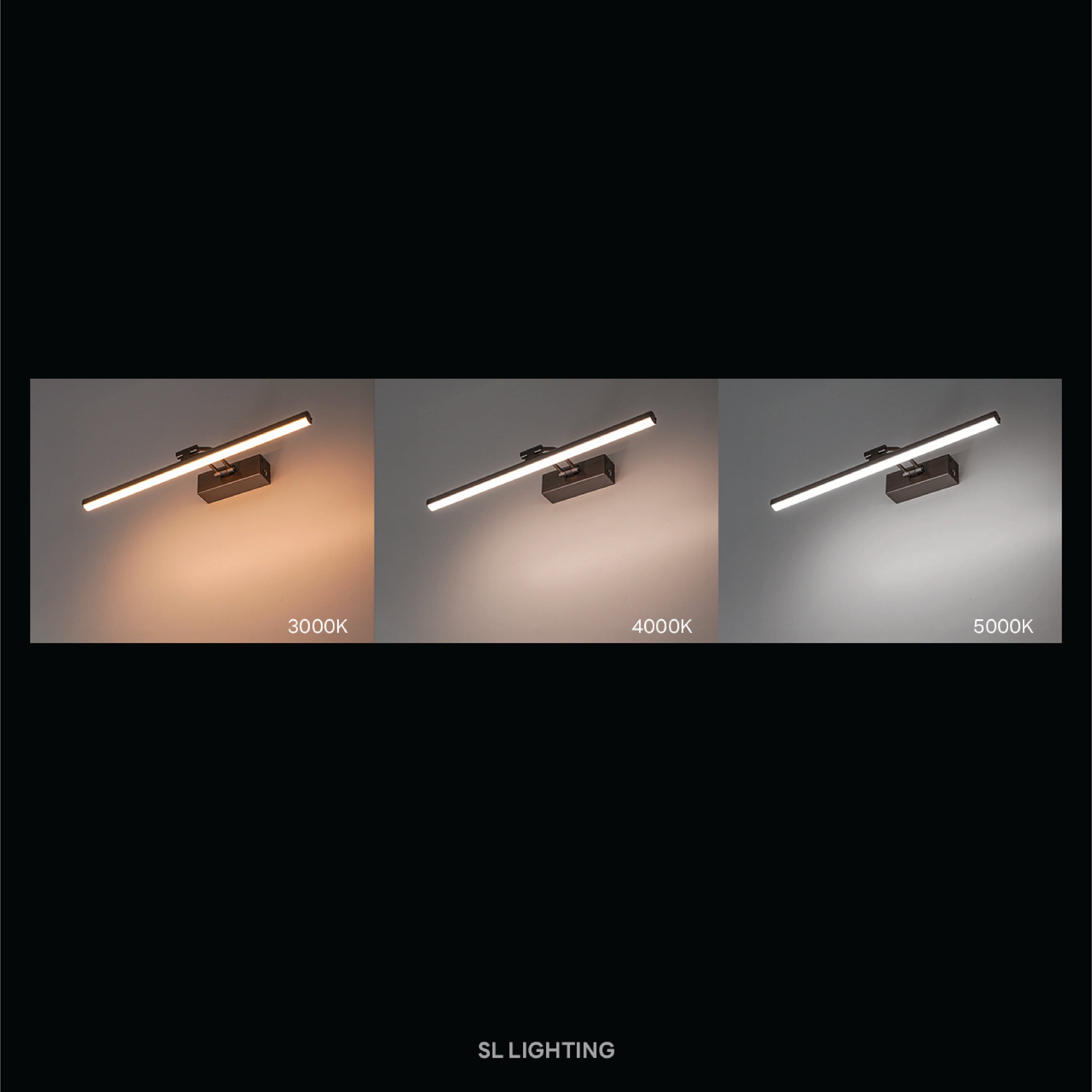 โคมไฟติดผนัง LED SL LIGHTING ROOP-ON 3 วัตต์ 3CT สีเงินด้าน