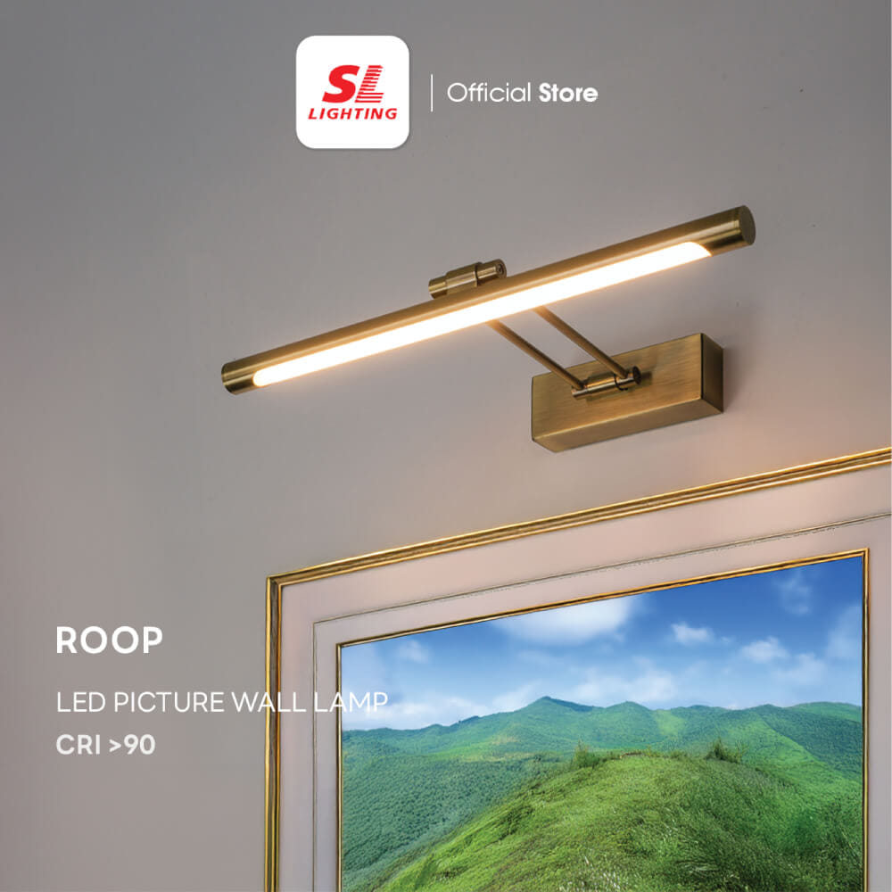 ไฟกิ่งภายใน LED SL LIGHTING ROOP-B 7 วัตต์ WARM WHITE สีเงิน