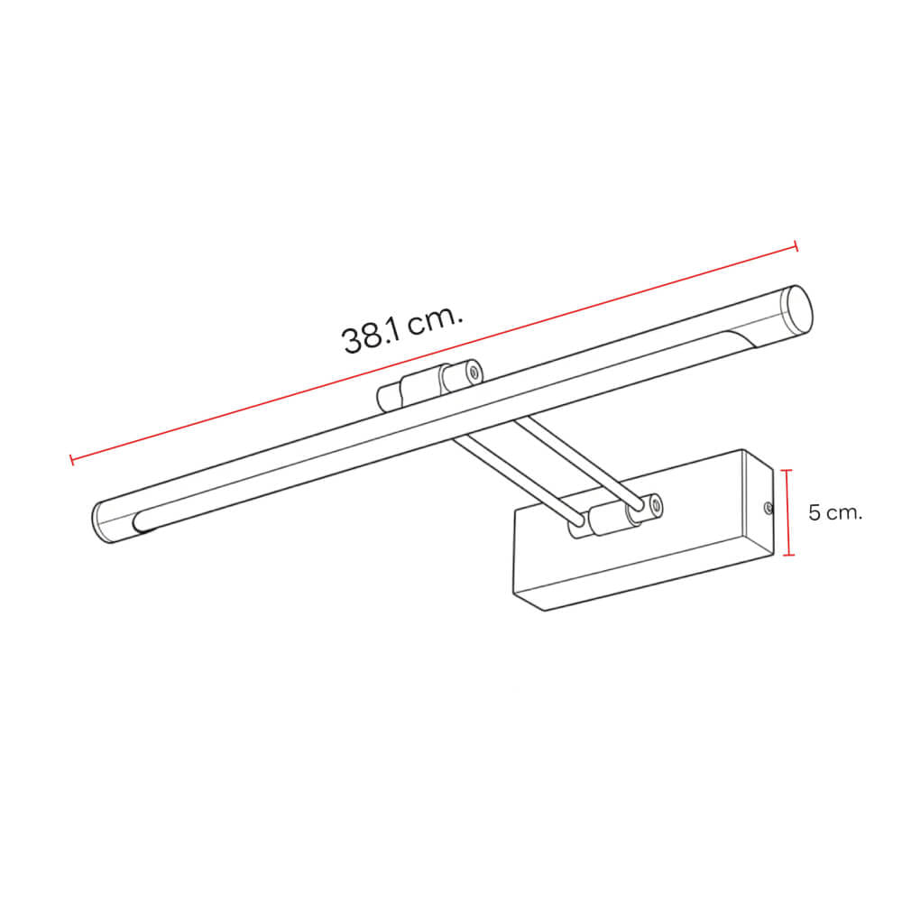 ไฟกิ่งภายใน LED SL LIGHTING ROOP-A 8 วัตต์ WARM WHITE สีทองเหลือง