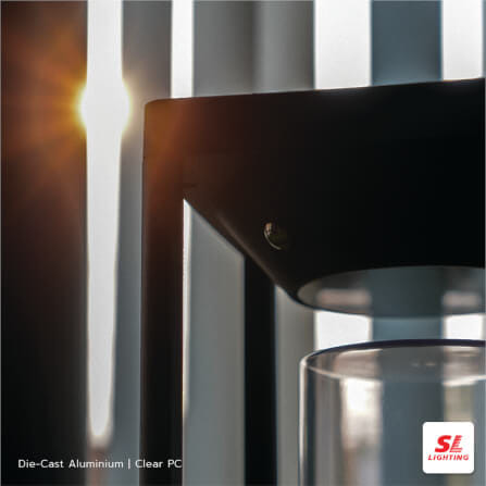 ไฟหัวเสา SOLAR SL LIGHTING SCB8163 2 วัตต์ WARM WHITE สีดำ_4