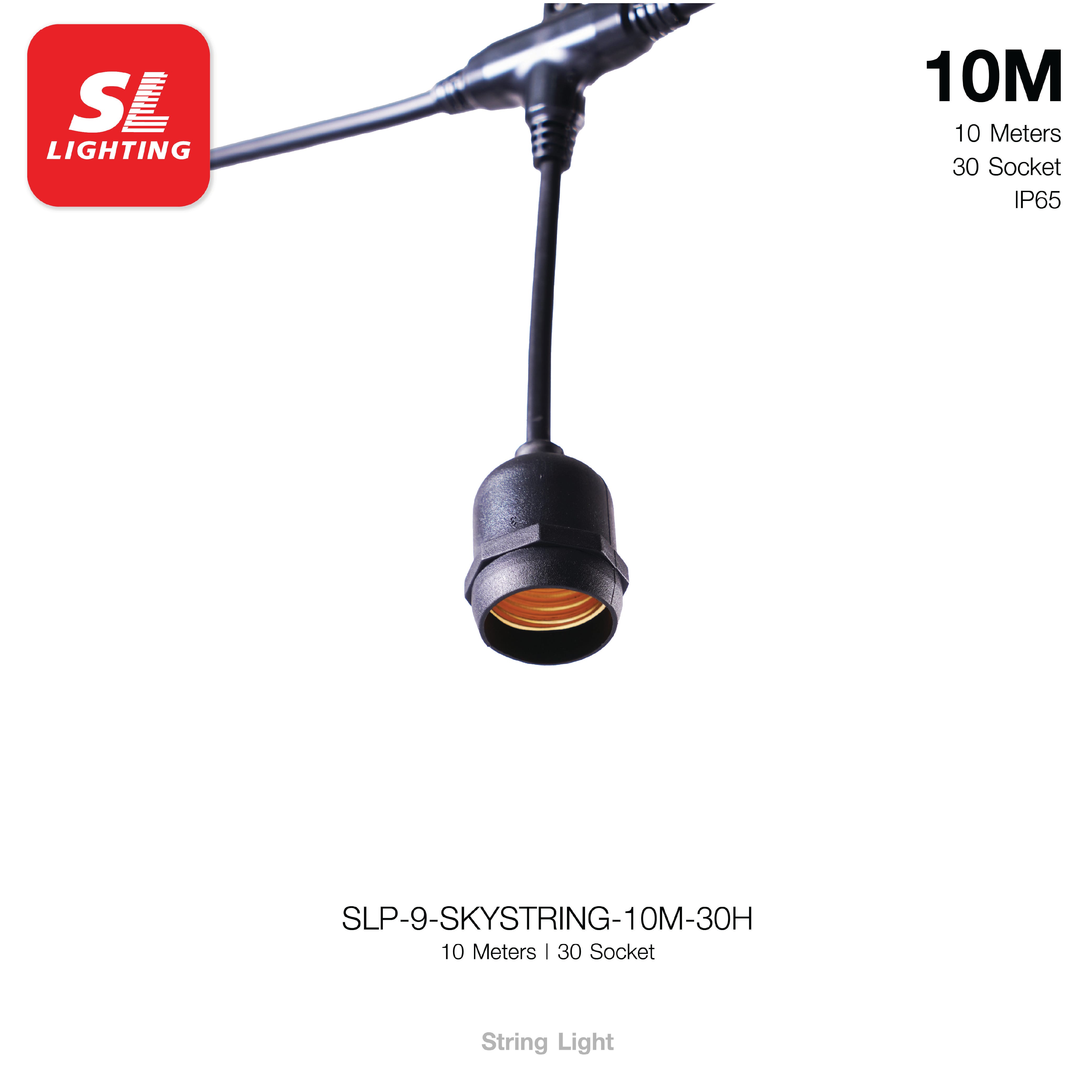 ไฟระย้า SL LIGHTING SKYSTRING 10 เมตร 30 ขั้ว_6