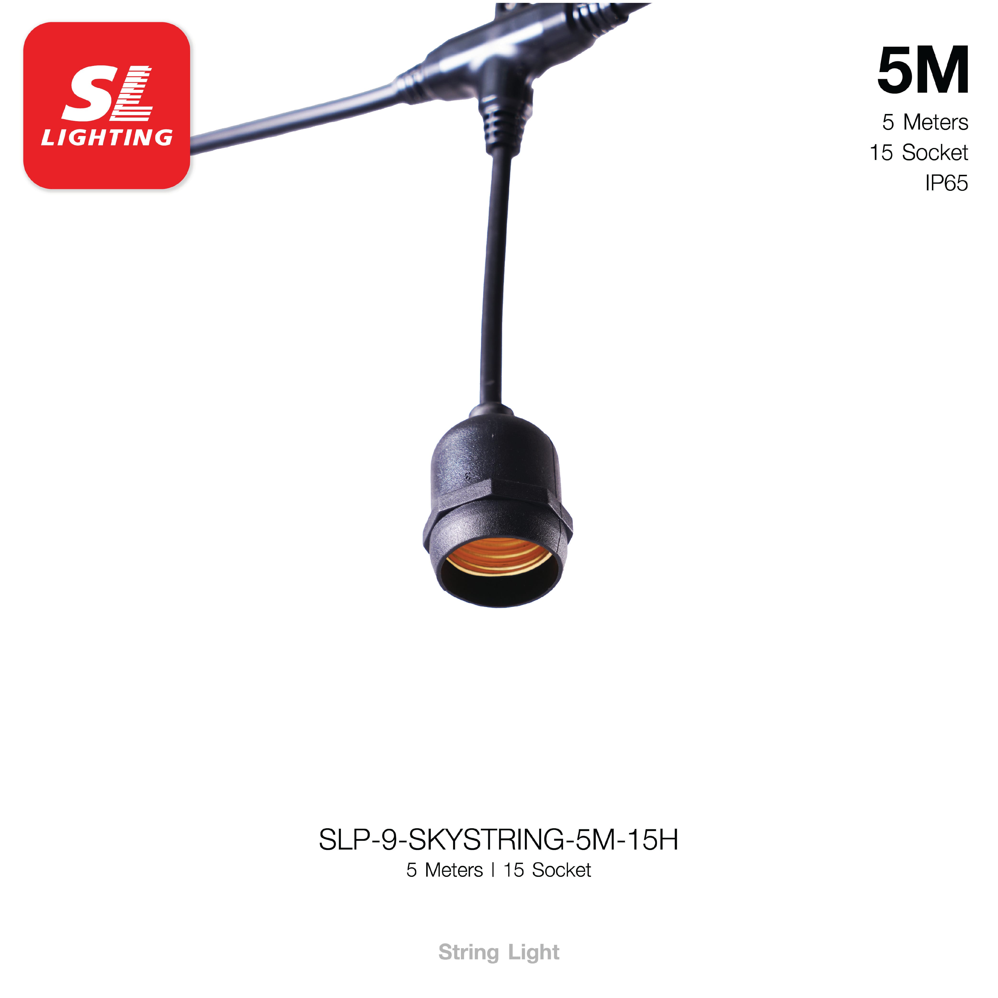 ไฟระย้า SL LIGHTING SKYSTRING 5 เมตร 15 ขั้ว_6