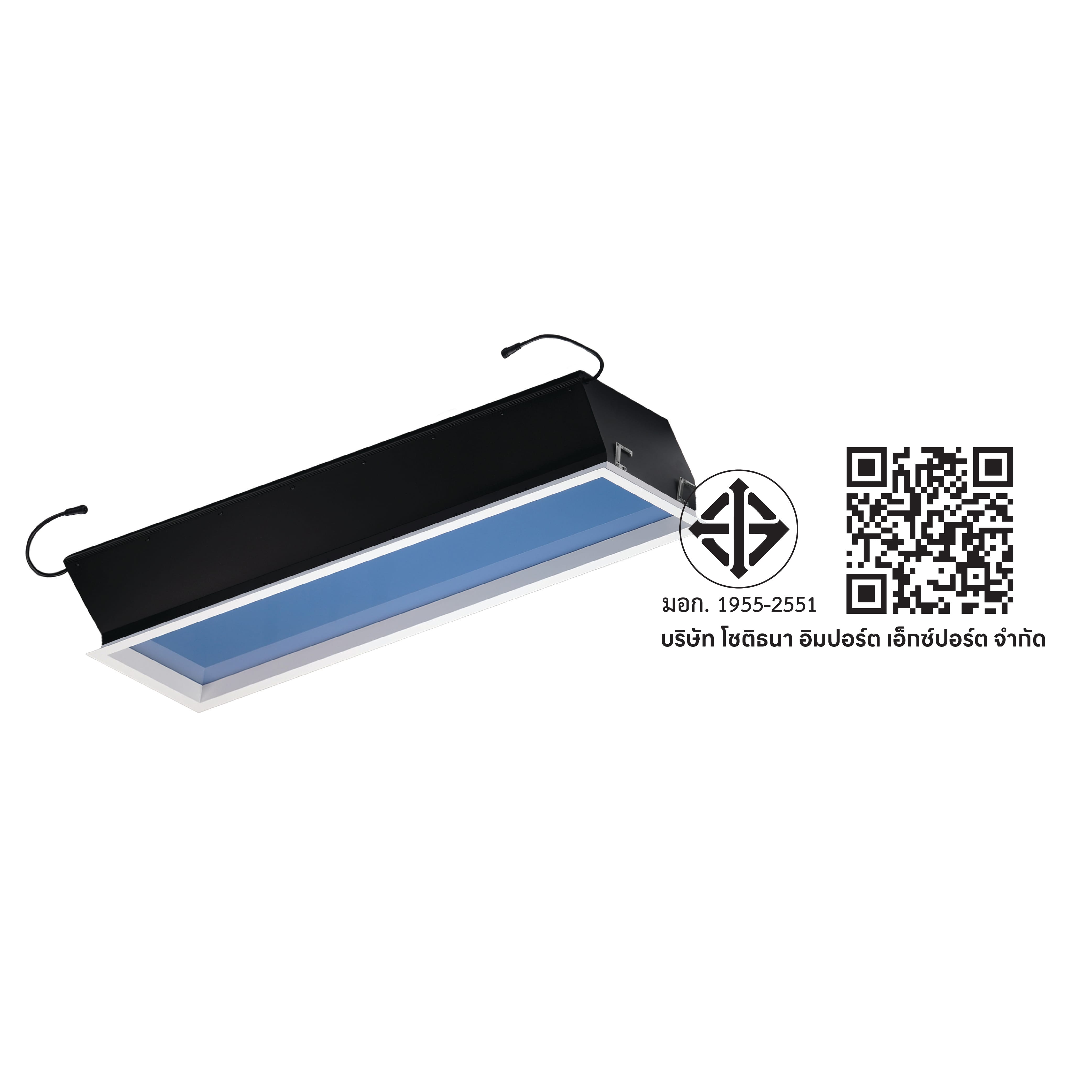 โคมไฟฝังเพดานเสมือนท้องฟ้าจริง SL LIGHTING SKYWA 30x120 ซม. 80W CCT สีขาว