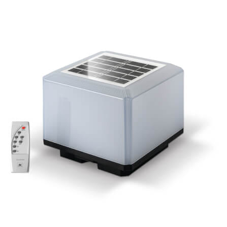ไฟหัวเสา SOLAR SL LIGHTING SOLARIUM 25 วัตต์ WARM WHITE/COOL WHITE/DAY LIGHT สีขาวขุ่น_0