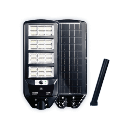 ไฟถนน SOLAR SL LIGHTING SOLARROCKII 300 วัตต์ DAYLIGHT สีดำ_0