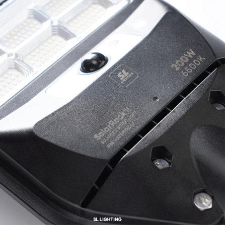 ไฟถนน SOLAR SL LIGHTING SOLARROCKII 200 วัตต์ DAYLIGHT สีดำ_3
