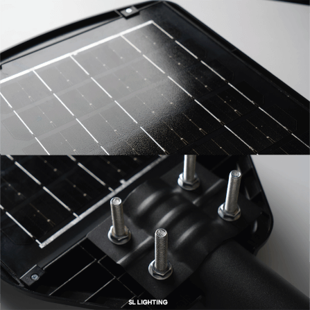 ไฟถนน SOLAR SL LIGHTING SOLARROCKII 200 วัตต์ DAYLIGHT สีดำ_5