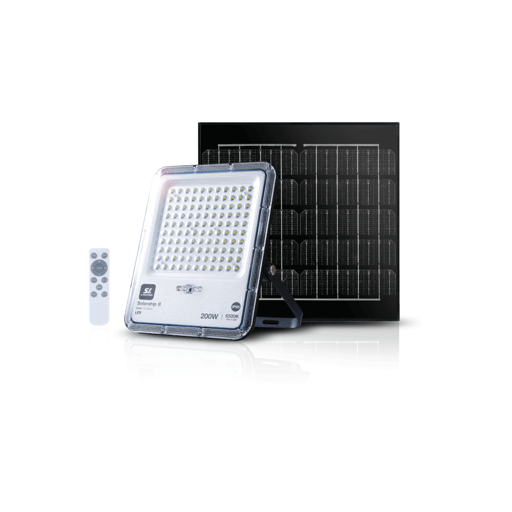 สปอตไลท์ SOLAR SL LIGHTING SOLARSHIPII 200 วัตต์ DAYLIGHT สีดำ_0