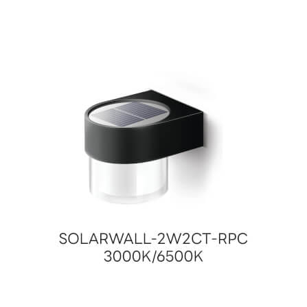 ไฟผนังภายนอก SOLAR SL LIGHTING RPC 2 วัตต์ WARM WHITE/DAY LIGHT ทรงกลม สีดำ_4